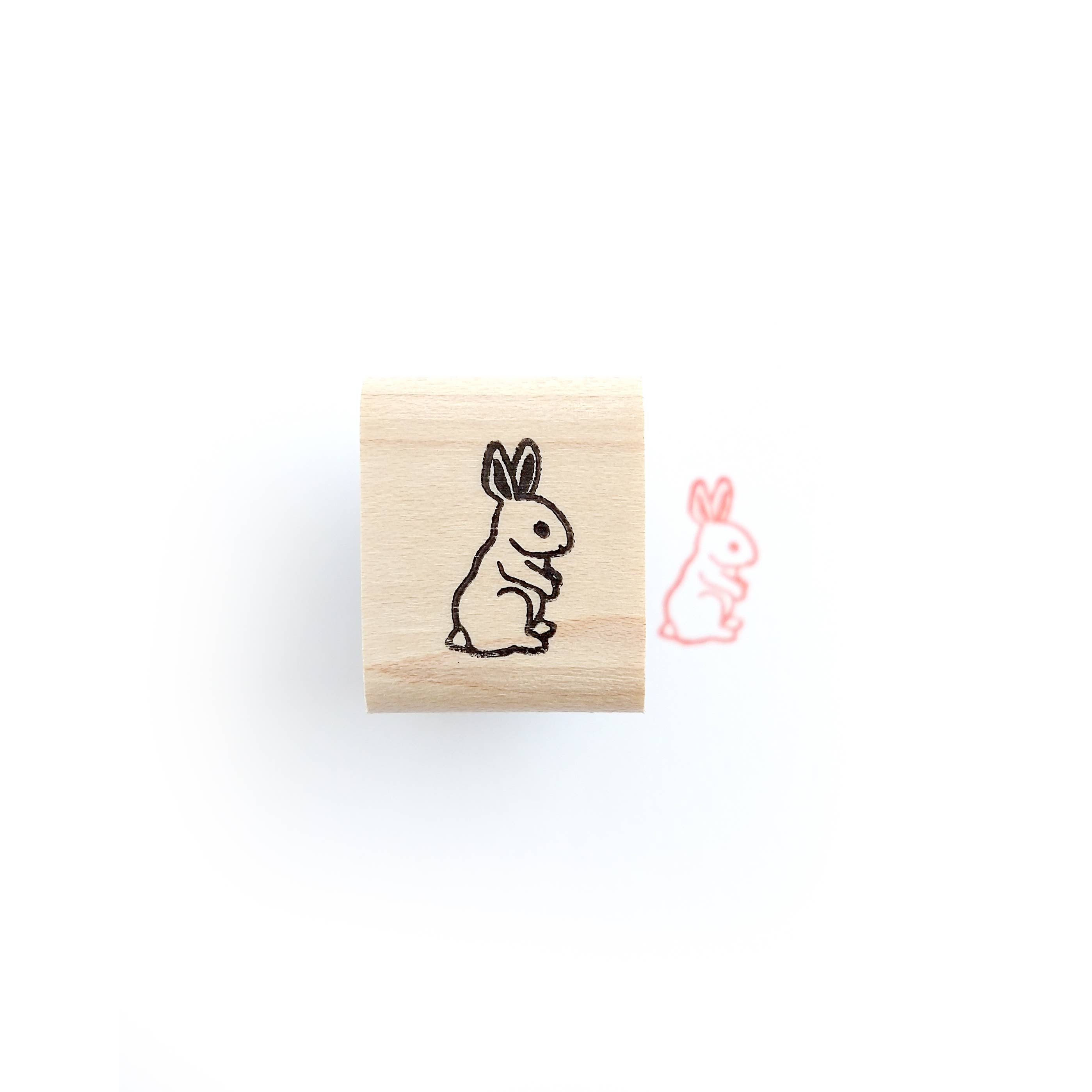 Favorite Story Peppercorn Paper Mini Bunny Rubber Stamp