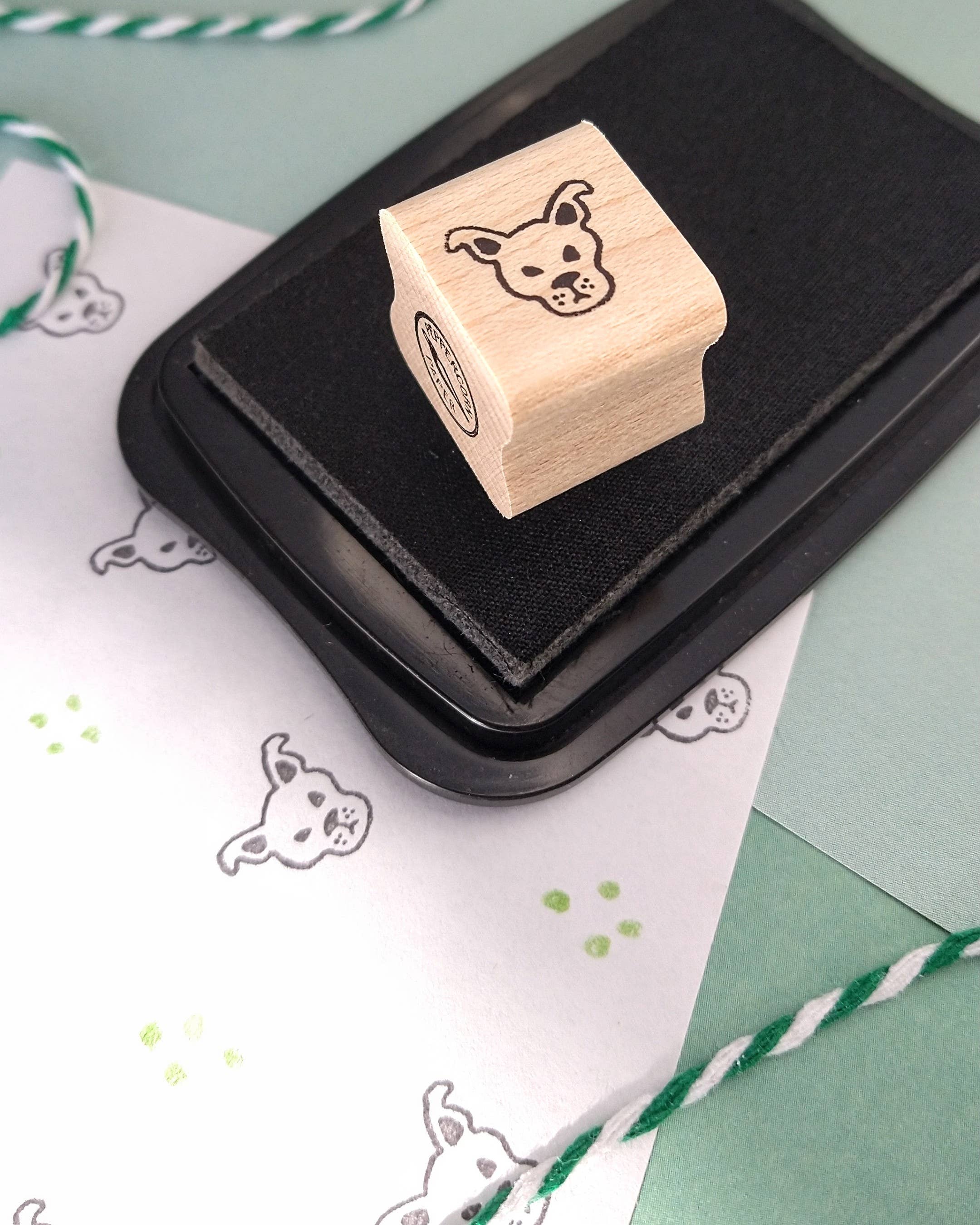 Favorite Story Peppercorn Paper Mini Dog Rubber Stamp