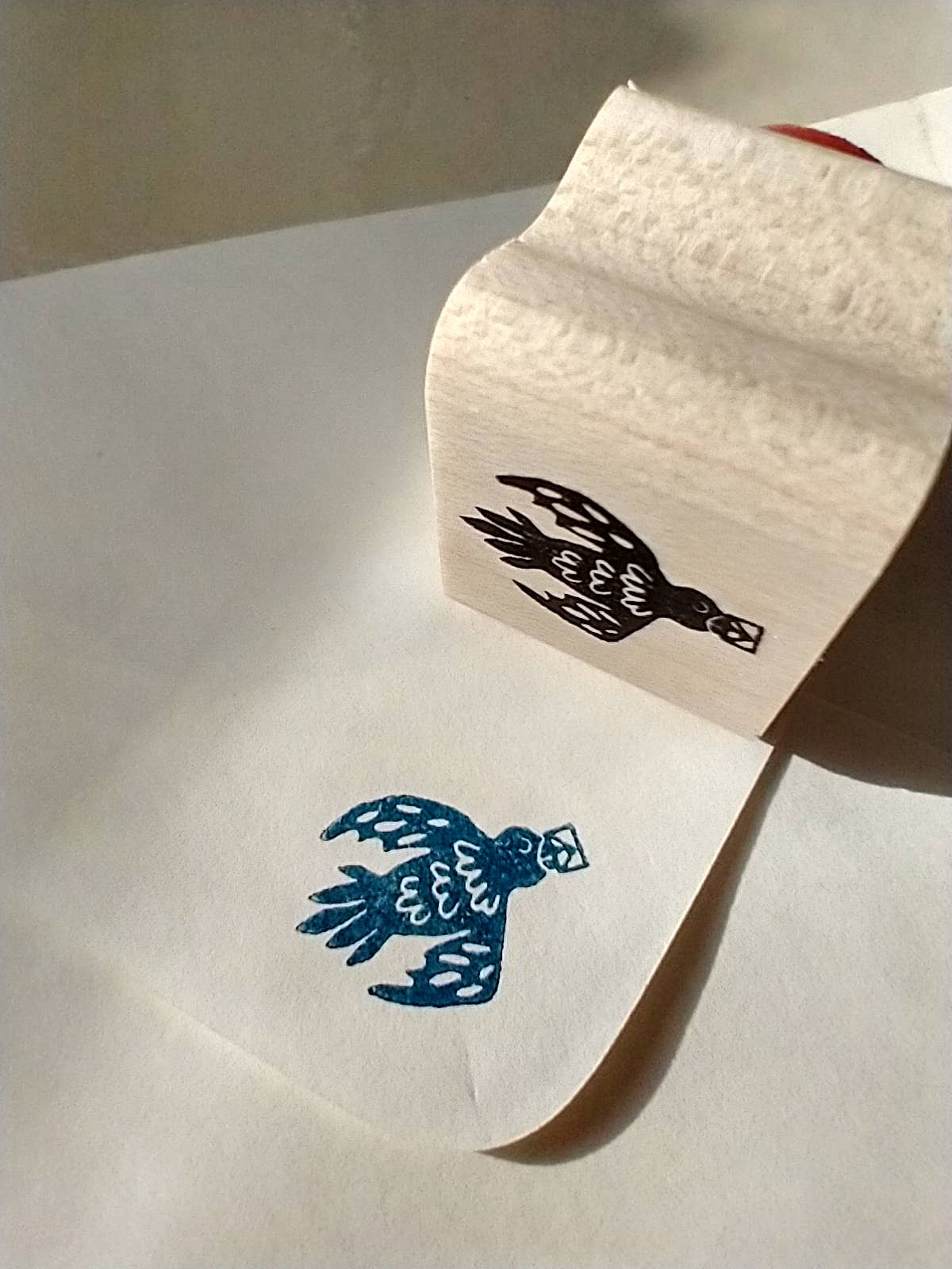 Favorite Story Peppercorn Paper Mini Flying Pigeon Stamp