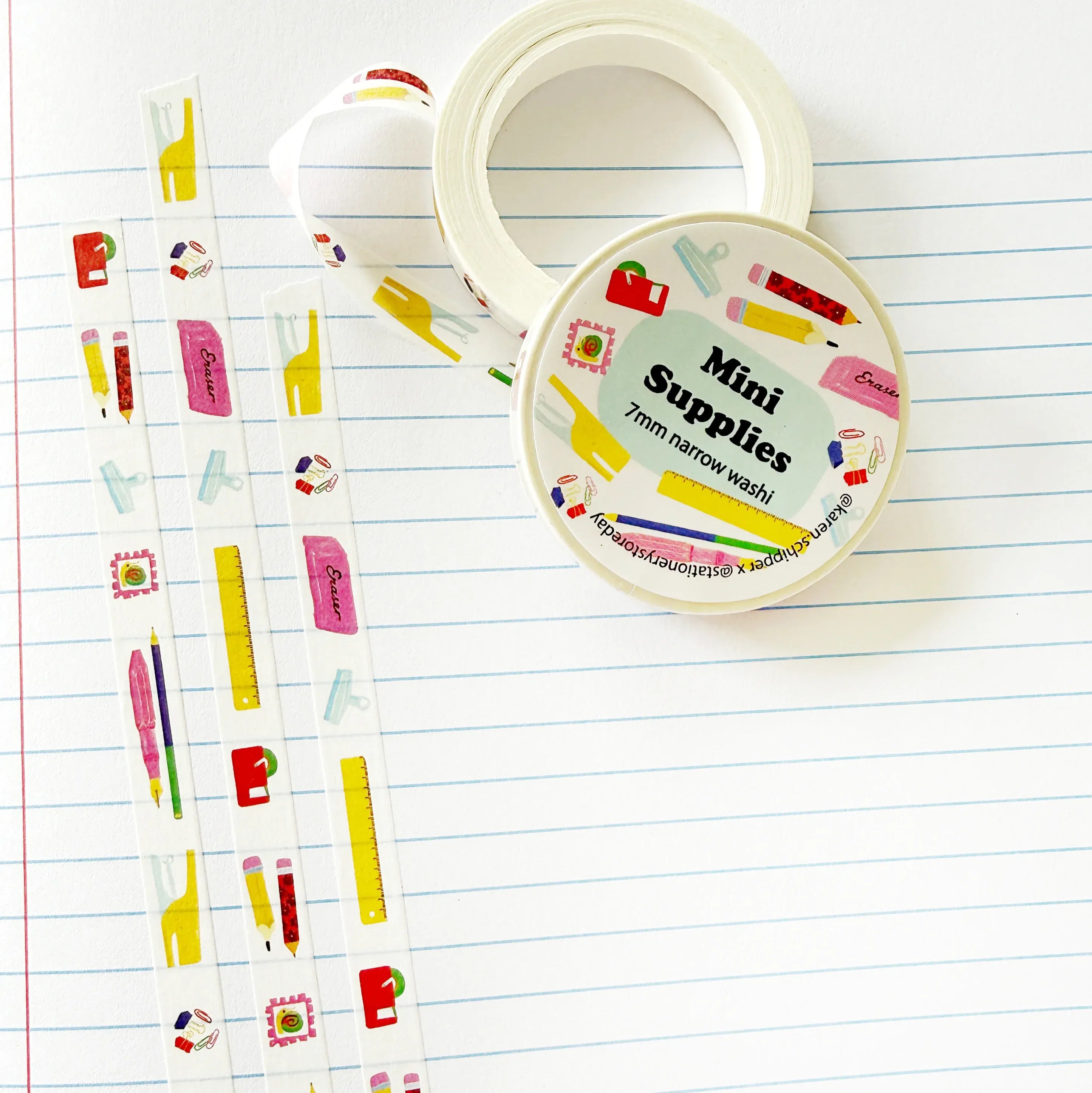 Favorite Story Washi Tape Stationery Store Day Mini Supplies Narrow Washi Tape