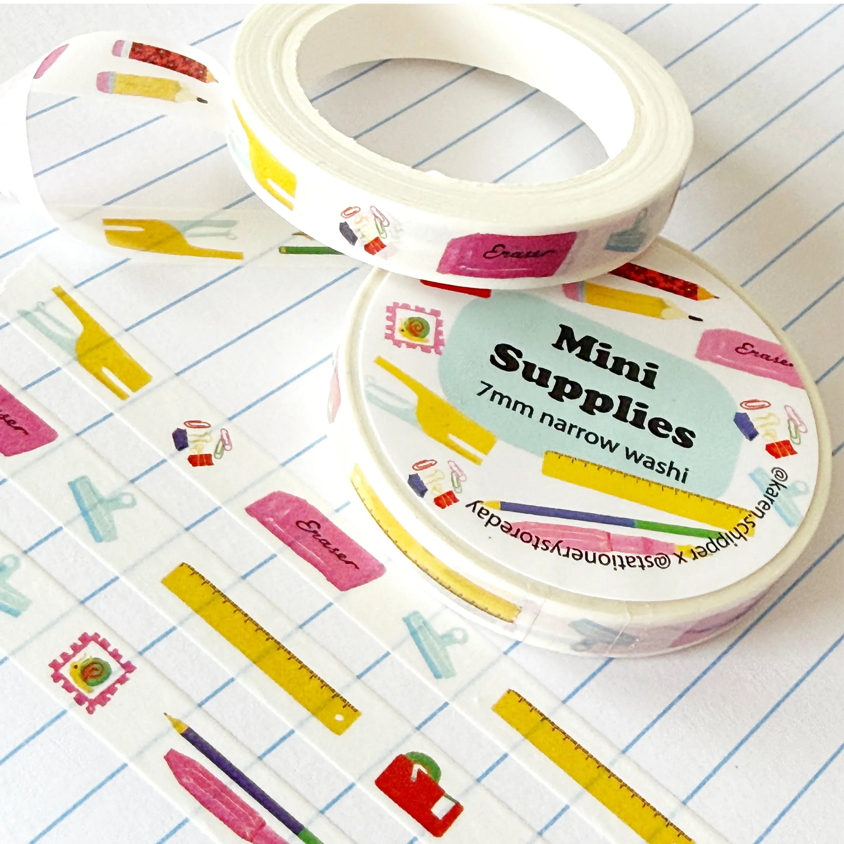 Favorite Story Washi Tape Stationery Store Day Mini Supplies Narrow Washi Tape