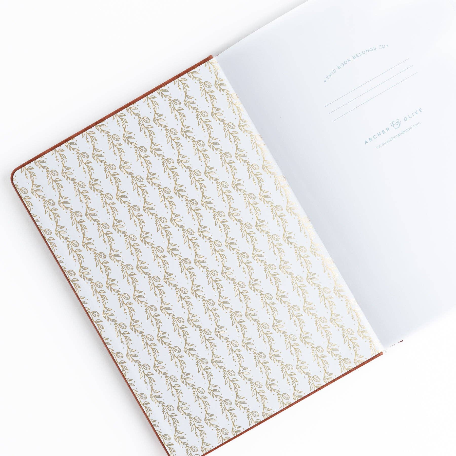 Favorite Story Archer and Olive Minimal Floral Undated Planner A5: 176 Pages