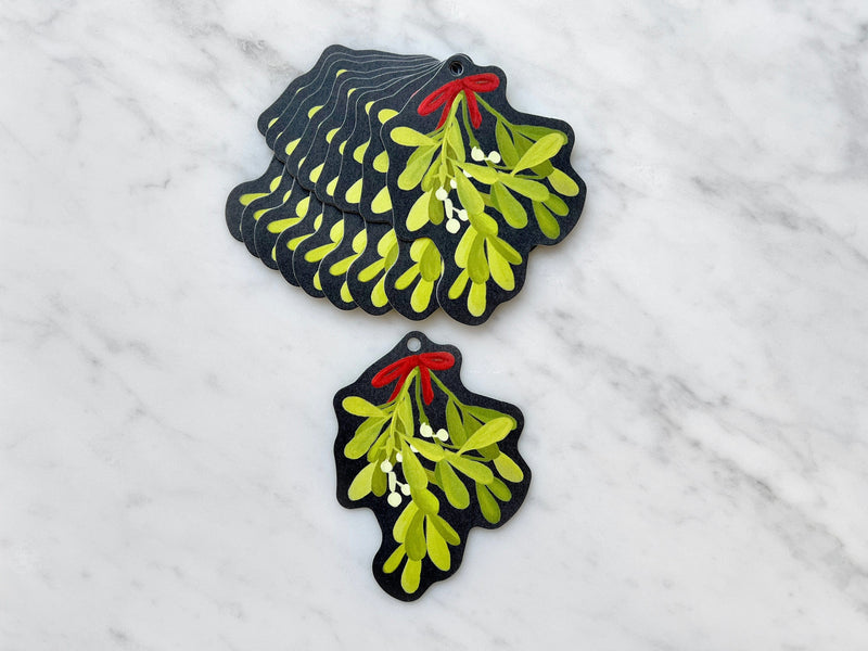 Favorite Story Gift Tags Set of 10 Mistletoe Die-Cut Gift Tags
