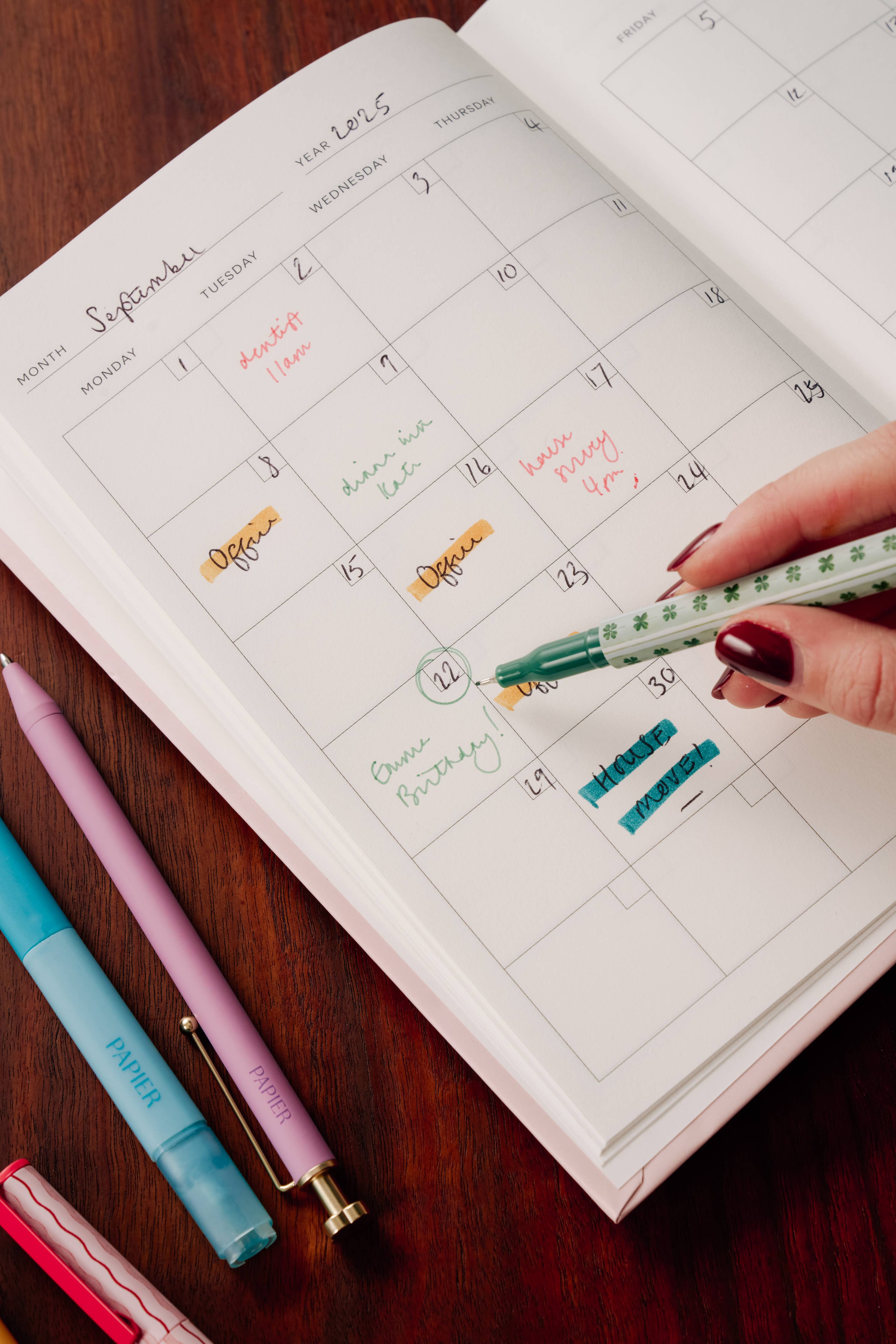 Favorite Story Papier Mixed Pen & Highlighter Set of 5 - Imagination