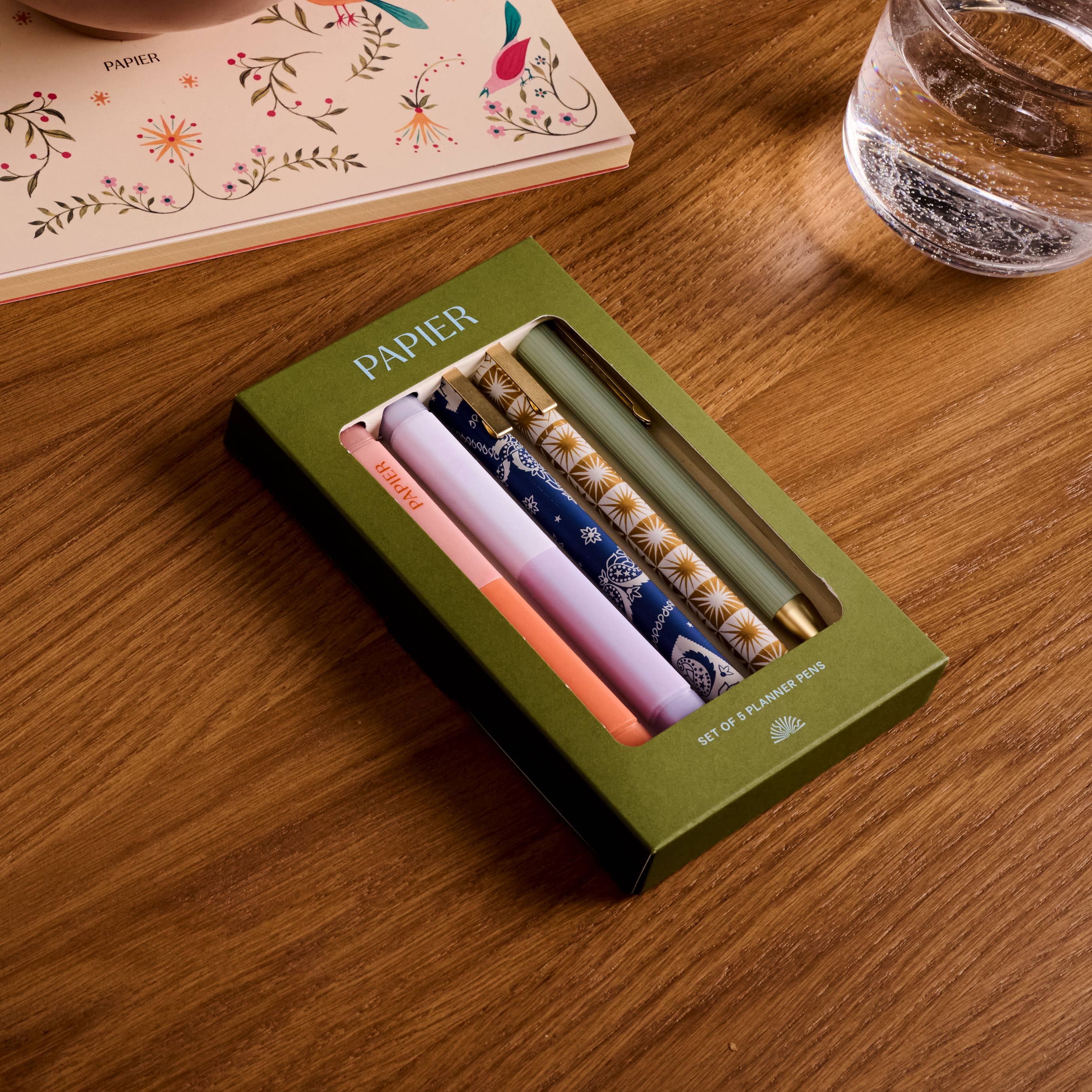 Favorite Story Papier Mixed Pen & Highlighter Set of 5 - Solstice