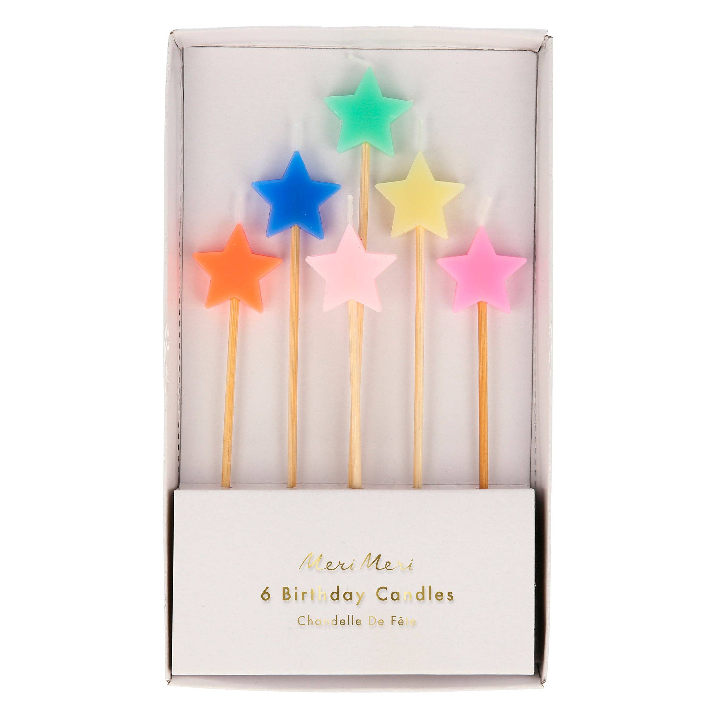 Favorite Story Meri Meri Mixed Star Candles