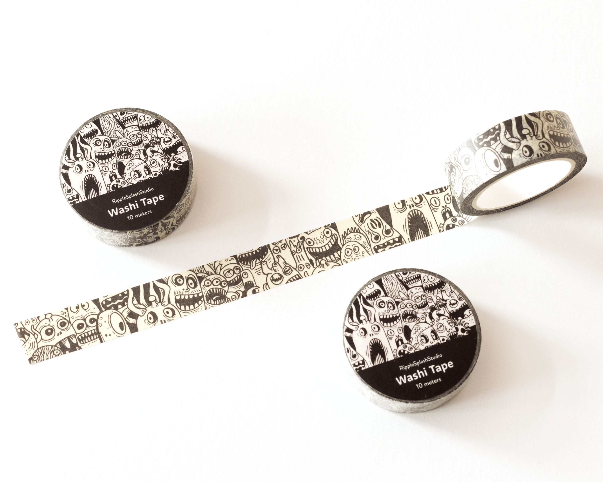 Favorite Story RippleSplash Studio Monster Doodle Washi Tape