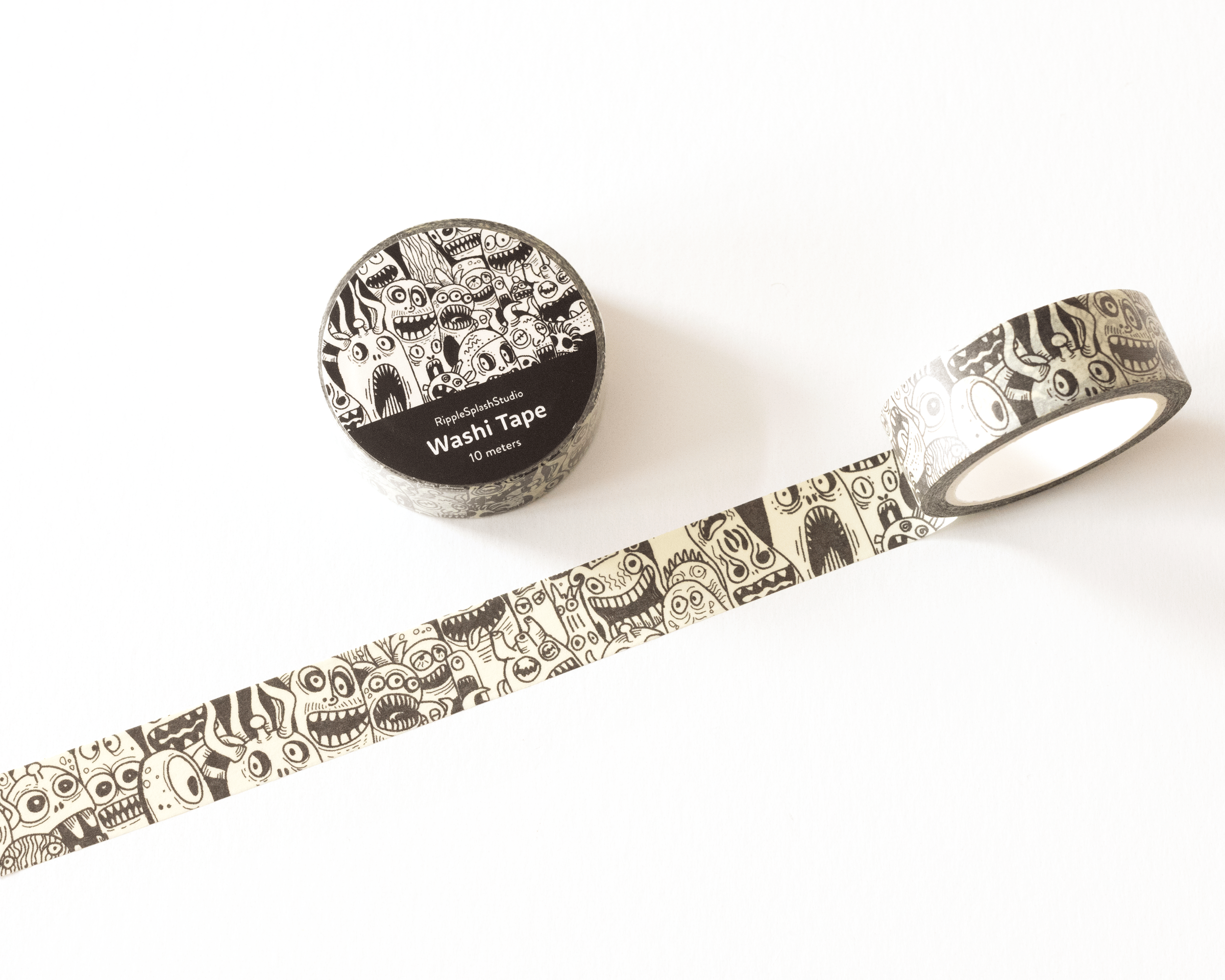 Favorite Story RippleSplash Studio Monster Doodle Washi Tape