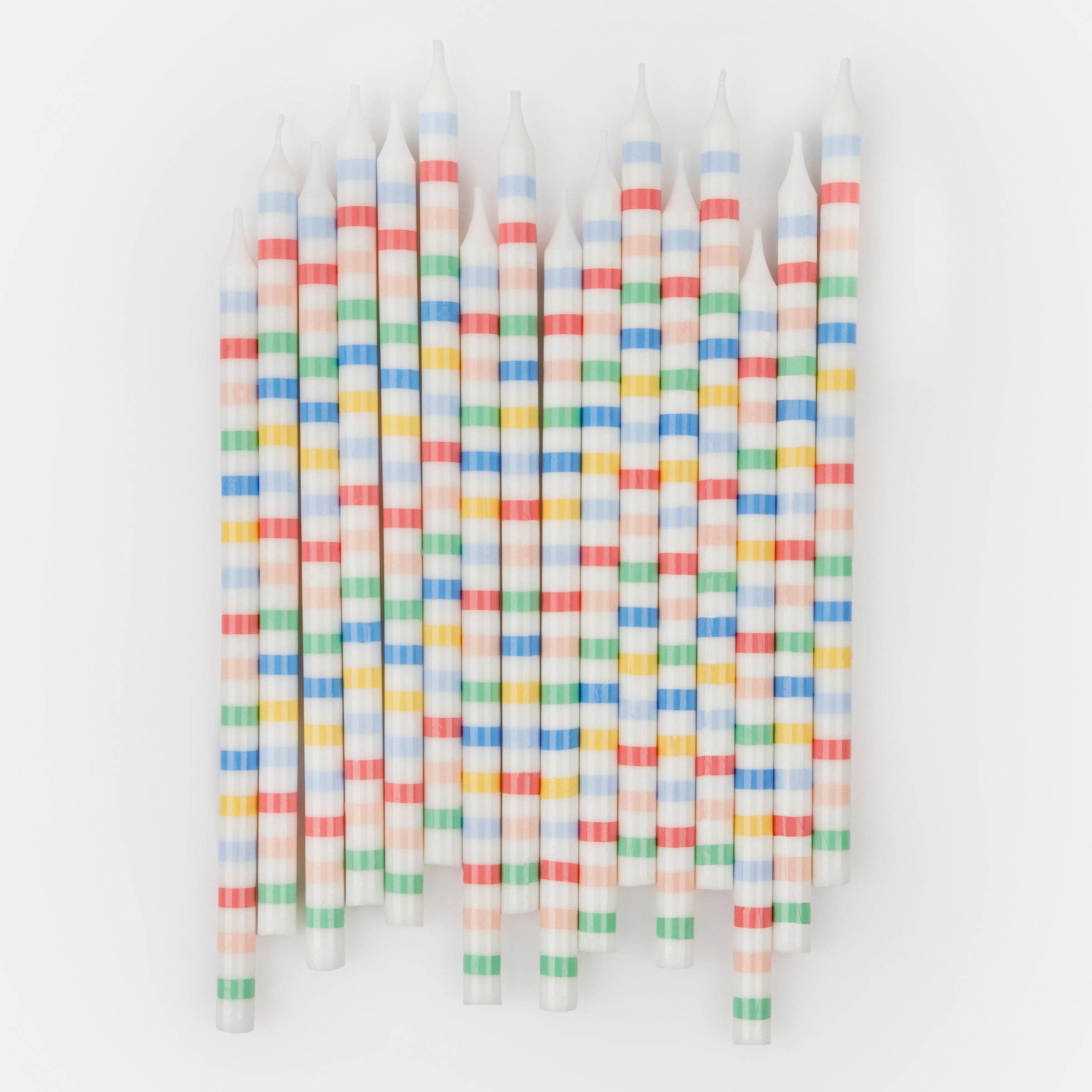 Favorite Story Meri Meri Multi Stripe Candles