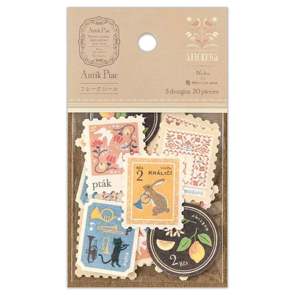 Favorite Story Stickers NB NB - Nuku Flake Stickers - Antik Piac - Galben