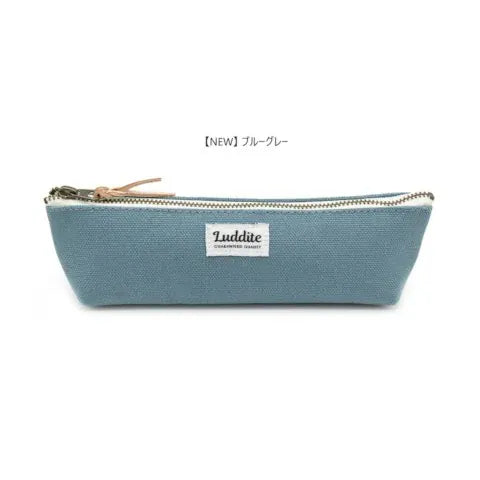 Favorite Story Pen Case Luddite NO.8 CANVAS BOAT PEN CASE, blue gray