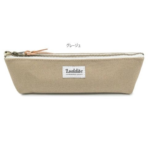 Favorite Story Pen Case Luddite NO.8 CANVAS BOAT PEN CASE, greige