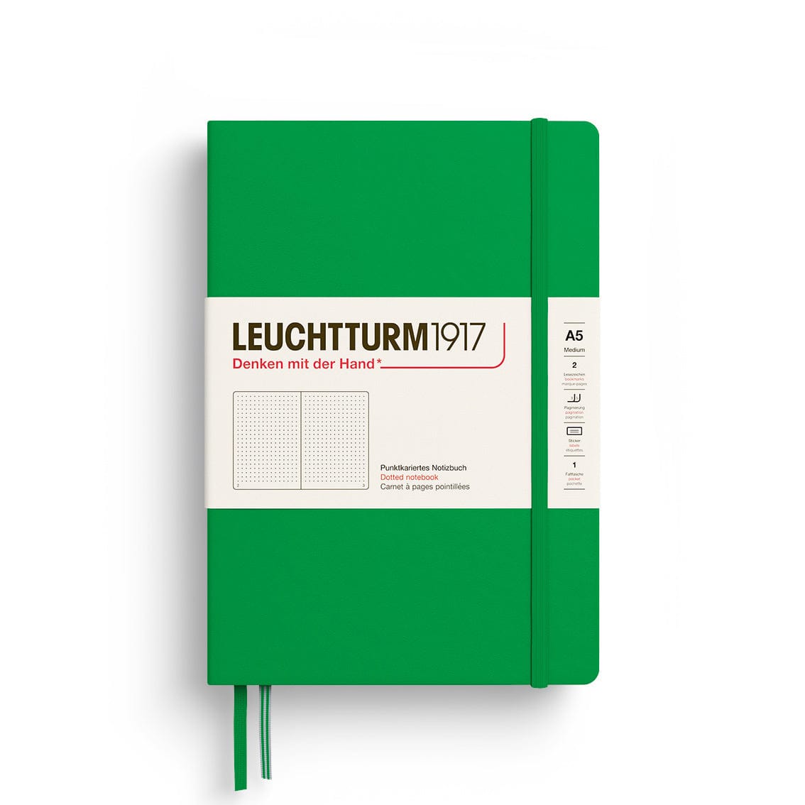 Favorite Story LEUCHTTURM1917 Dotted / Spring Leaf Notebooks - Medium (A5) Hardcover