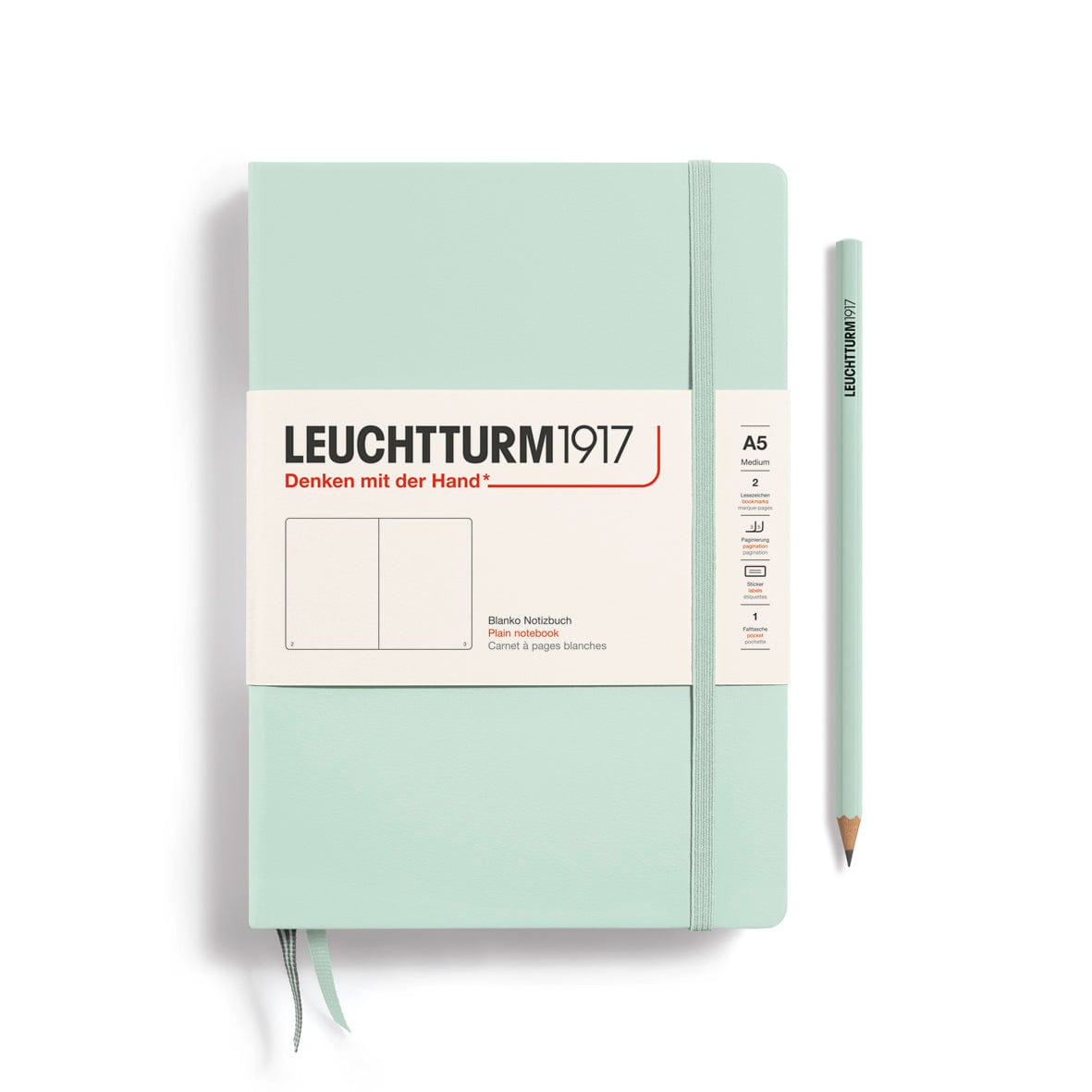Favorite Story LEUCHTTURM1917 Plain / Mint Notebooks - Medium (A5) Hardcover