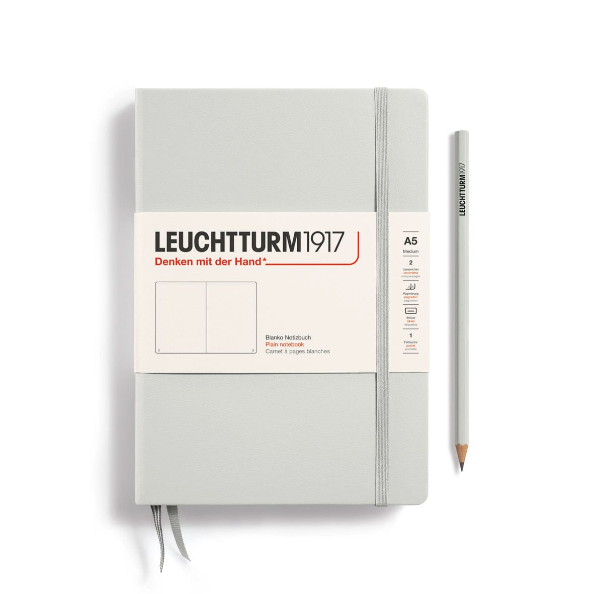 Favorite Story LEUCHTTURM1917 Ruled / Light Grey Notebooks - Medium (A5) Hardcover