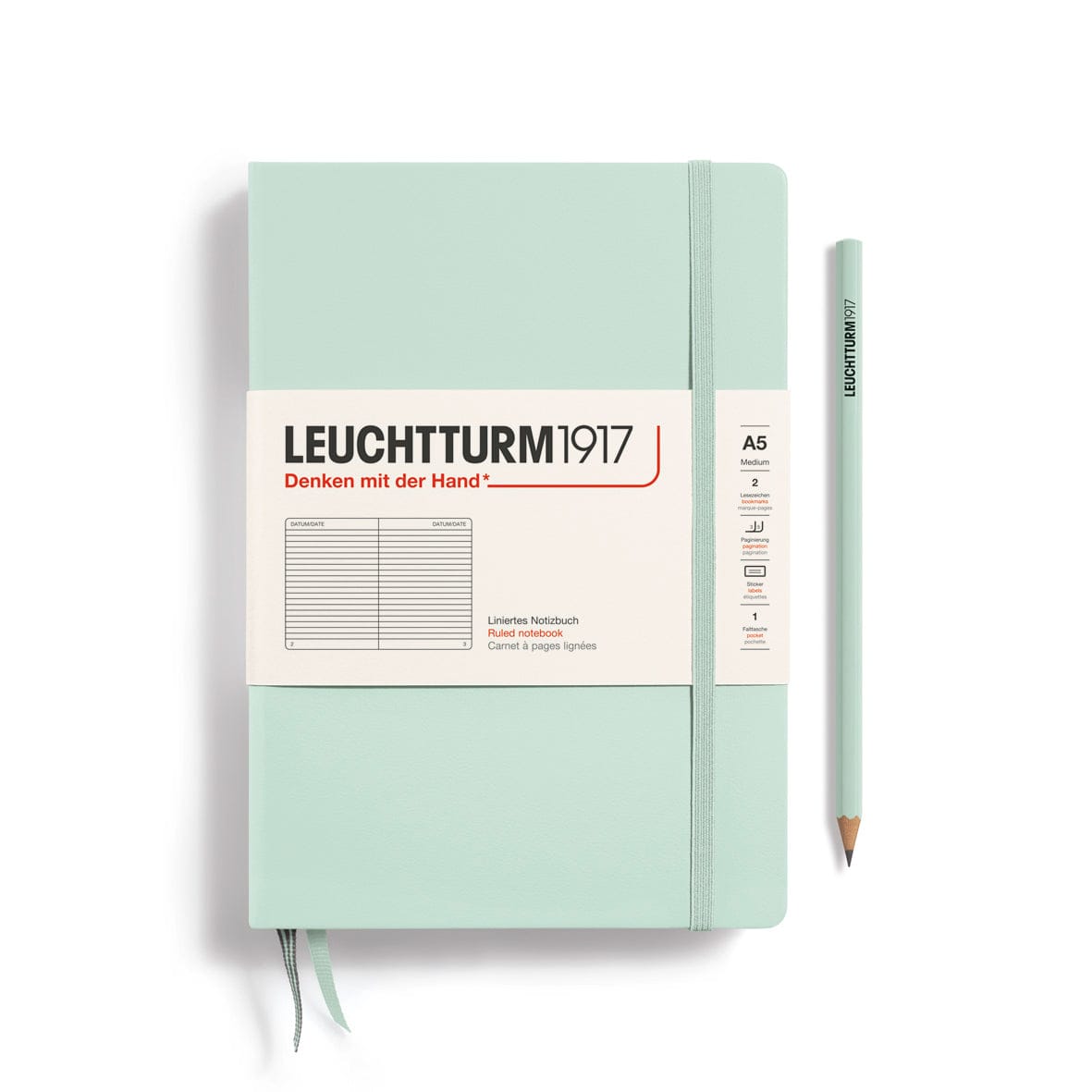 Favorite Story LEUCHTTURM1917 Ruled / Mint Notebooks - Medium (A5) Hardcover