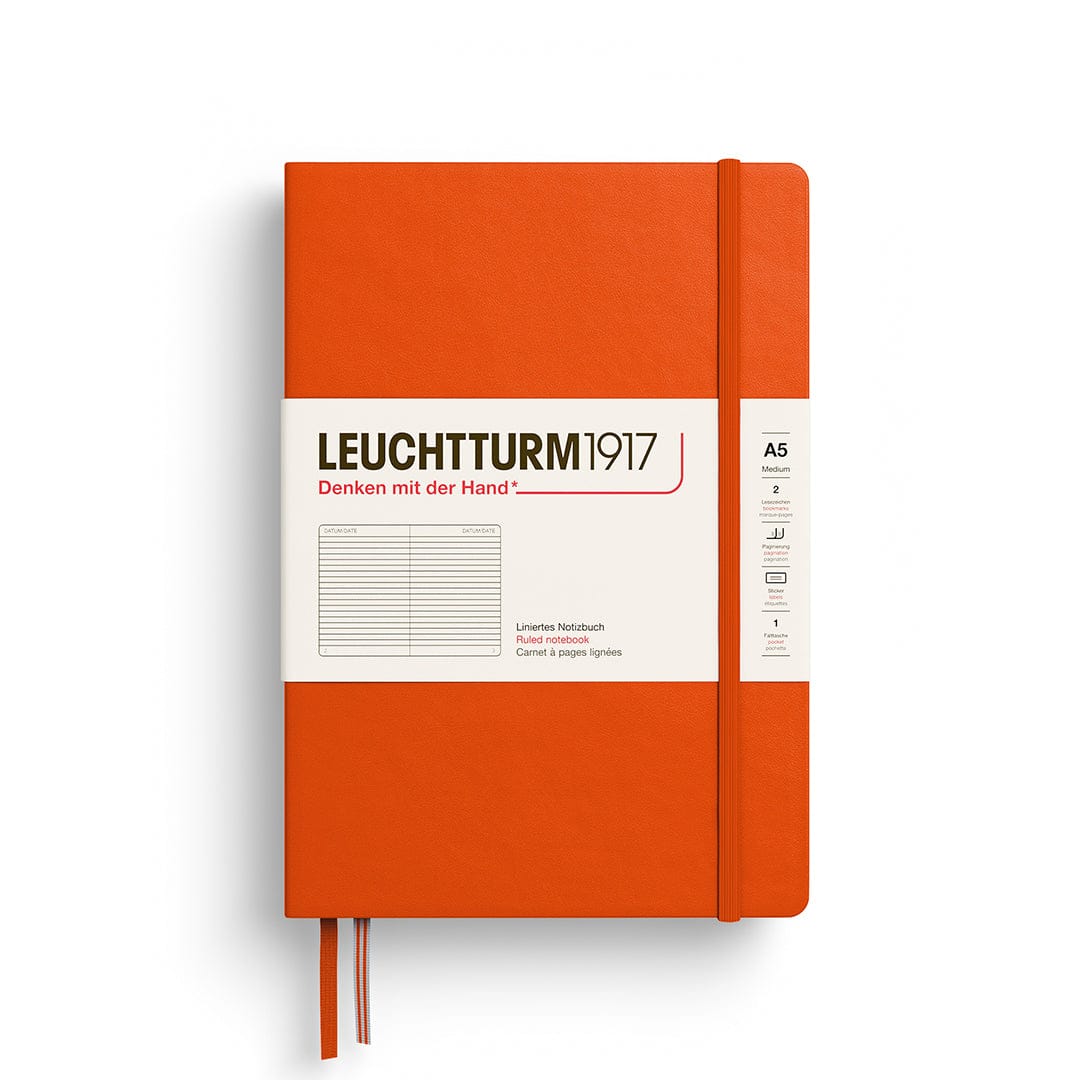 Favorite Story LEUCHTTURM1917 Ruled / Pumpkin - NEW! Notebooks - Medium (A5) Hardcover