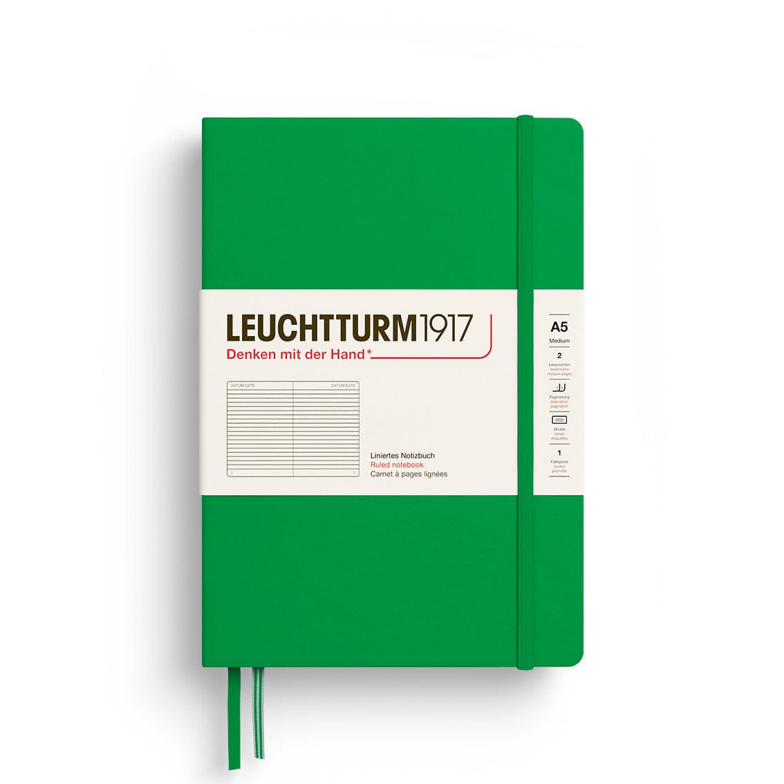 Favorite Story LEUCHTTURM1917 Ruled / Spring Leaf Notebooks - Medium (A5) Hardcover