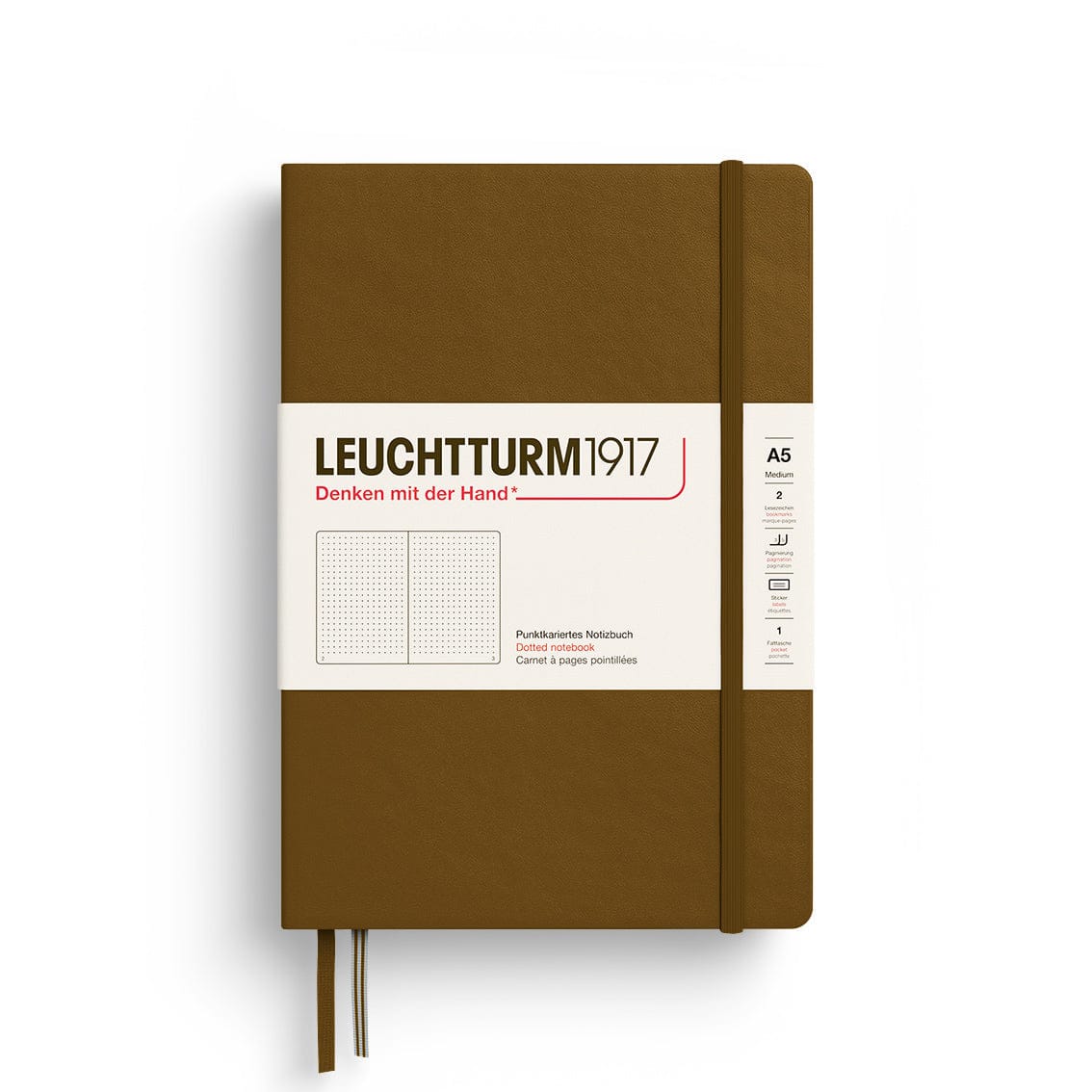 Favorite Story Notebook LEUCHTTURM1917 Dotted / Spice Brown Notebooks - Medium (A5) Hardcover