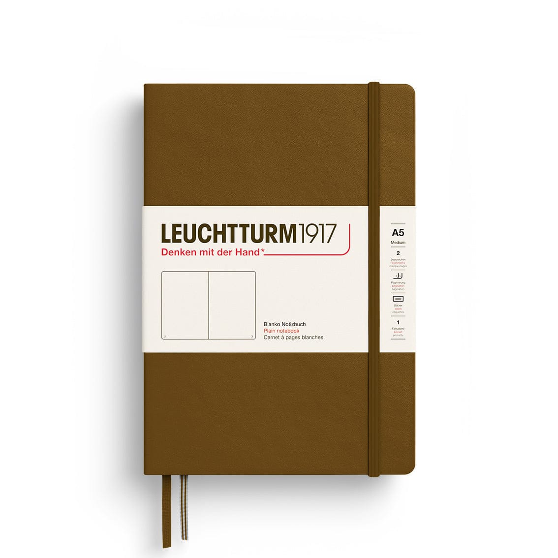 Favorite Story Notebook LEUCHTTURM1917 Plain / Spice Brown Notebooks - Medium (A5) Hardcover