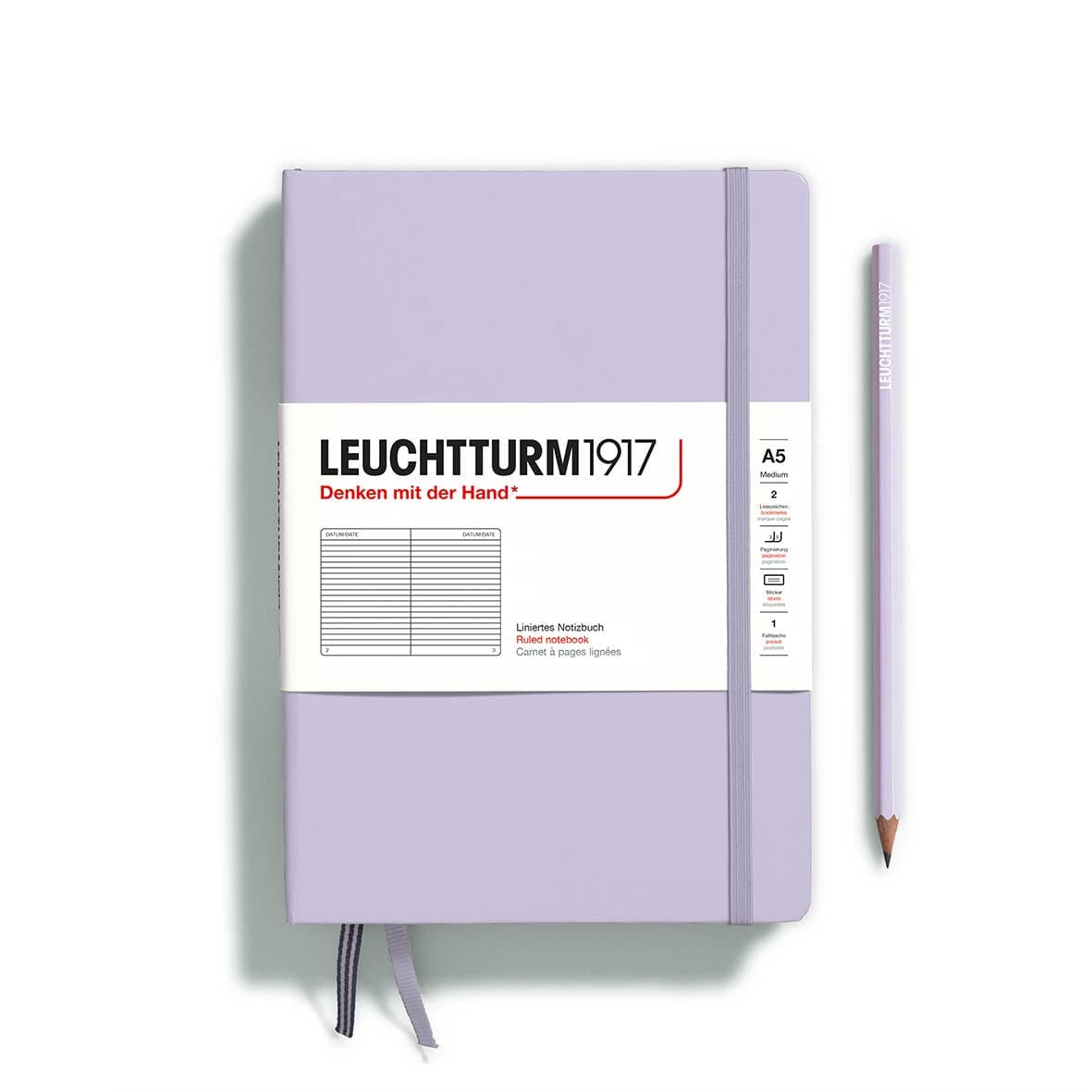 Favorite Story LEUCHTTURM1917 Ruled / Lilac / Hardcover Notebooks - Medium (A5)