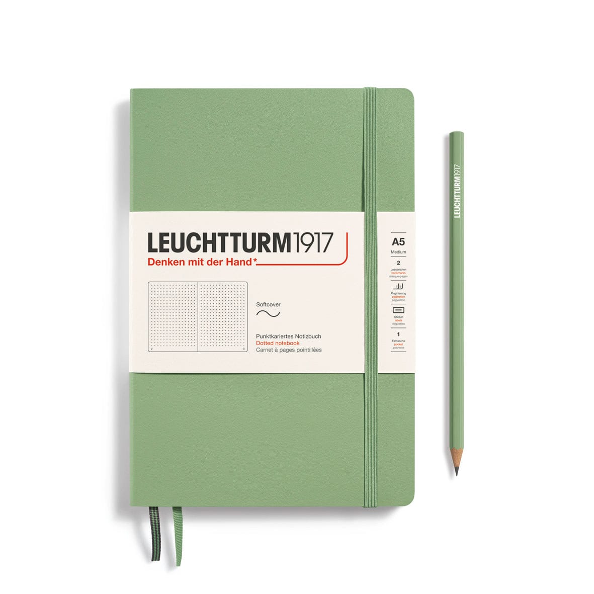 Favorite Story LEUCHTTURM1917 Dotted / Sage Notebooks - Medium (A5) Softcover