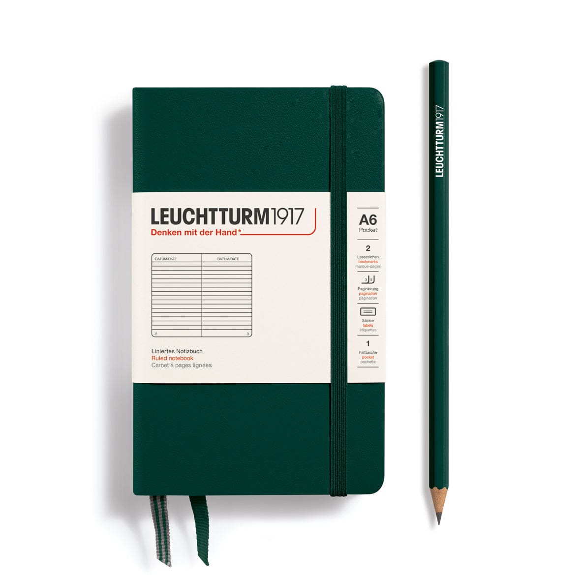 Favorite Story LEUCHTTURM1917 Deep Forrest / Ruled Notebooks - Pocket (A6)