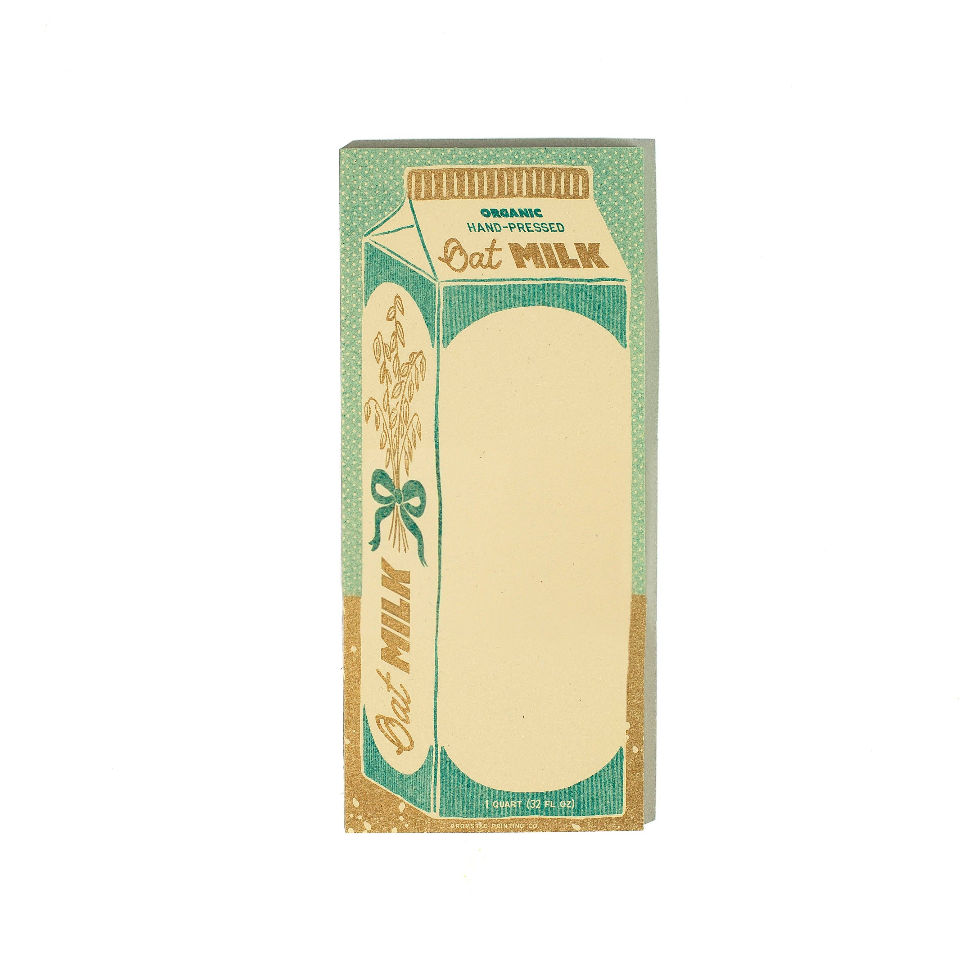 Favorite Story Bromstad Printing Co. Oat Milk - Risograph Notepad