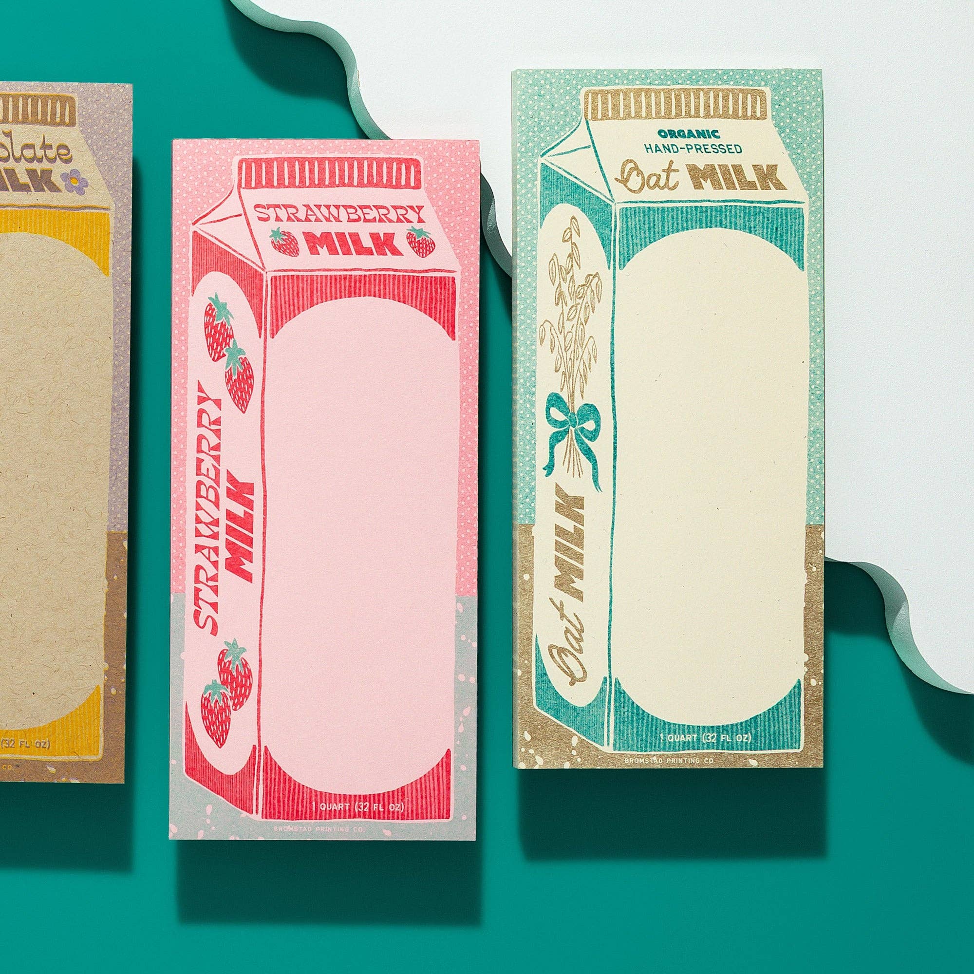 Favorite Story Bromstad Printing Co. Oat Milk - Risograph Notepad