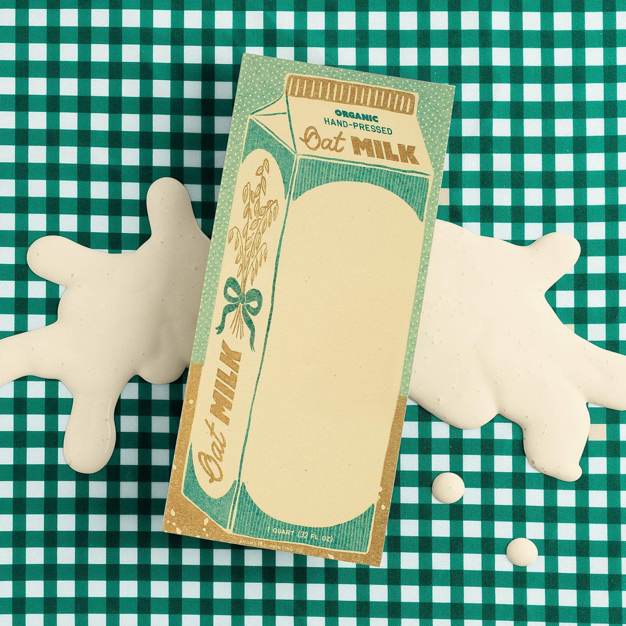 Favorite Story Bromstad Printing Co. Oat Milk - Risograph Notepad