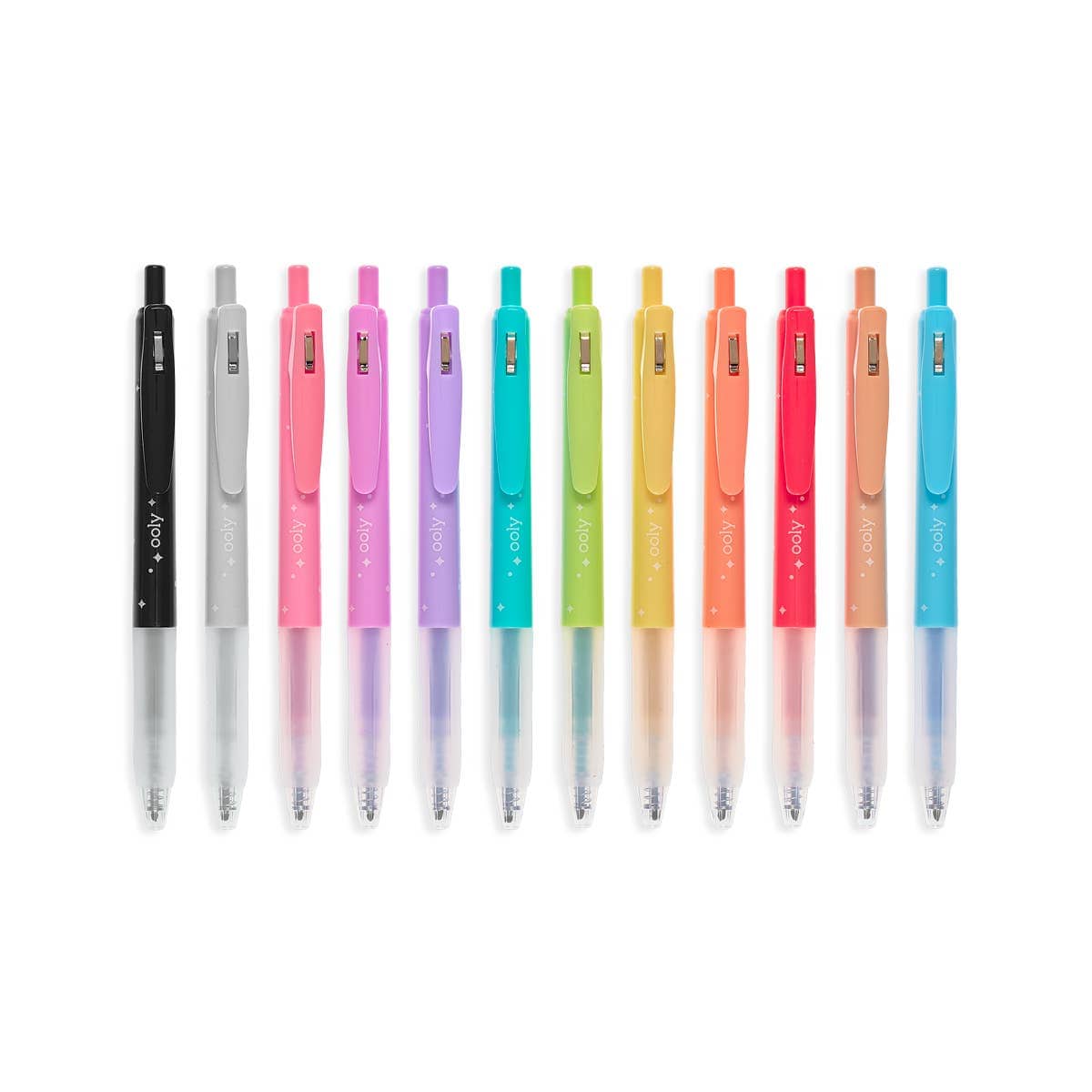 Favorite Story OOLY Oh My Glitter!: Retractable Glitter Ink Gel Pens (Set of 12)