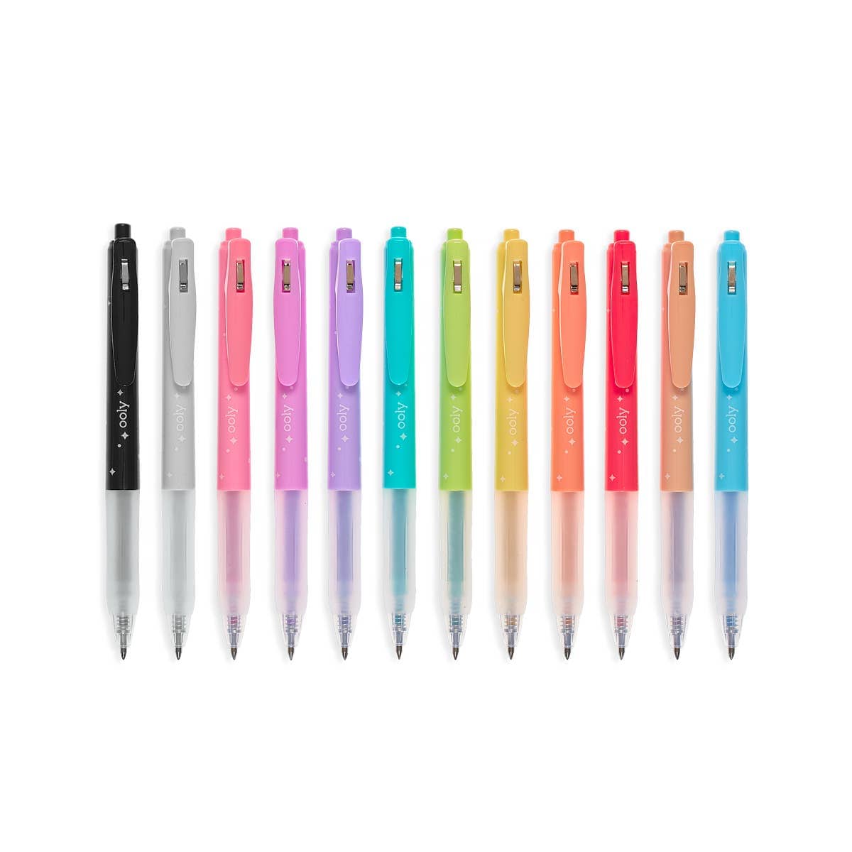 Favorite Story OOLY Oh My Glitter!: Retractable Glitter Ink Gel Pens (Set of 12)
