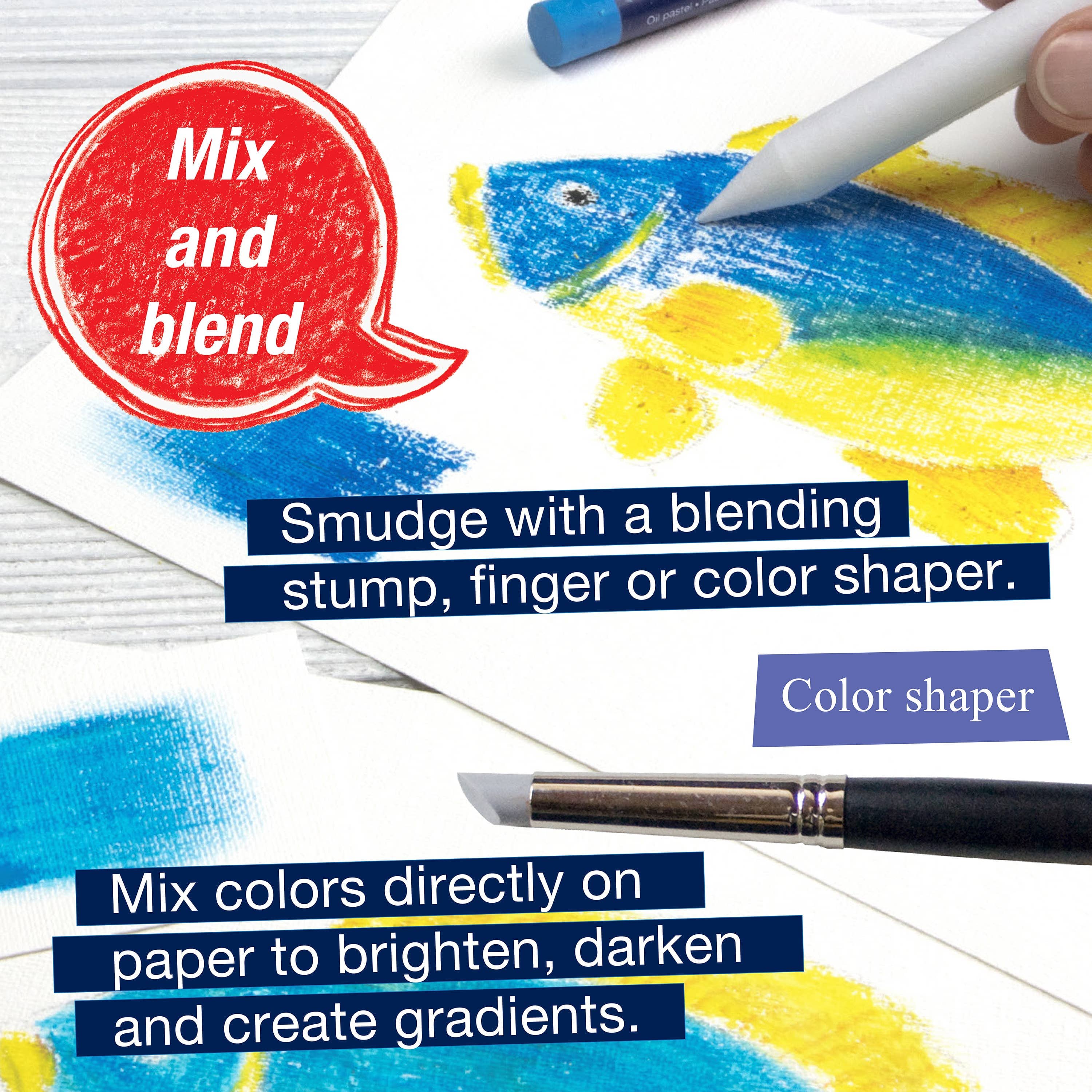Favorite Story Faber-Castell / Creativity for Kids Oil Pastel Crayons - 12 Ct Box