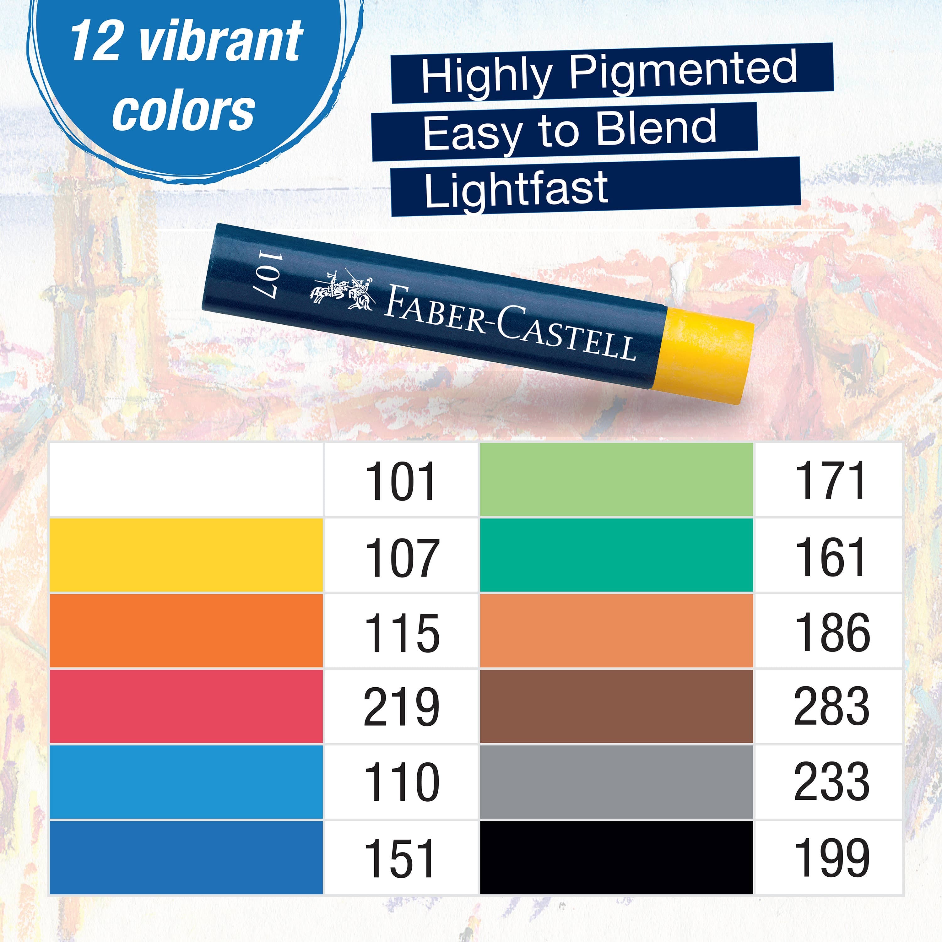 Favorite Story Faber-Castell / Creativity for Kids Oil Pastel Crayons - 12 Ct Box