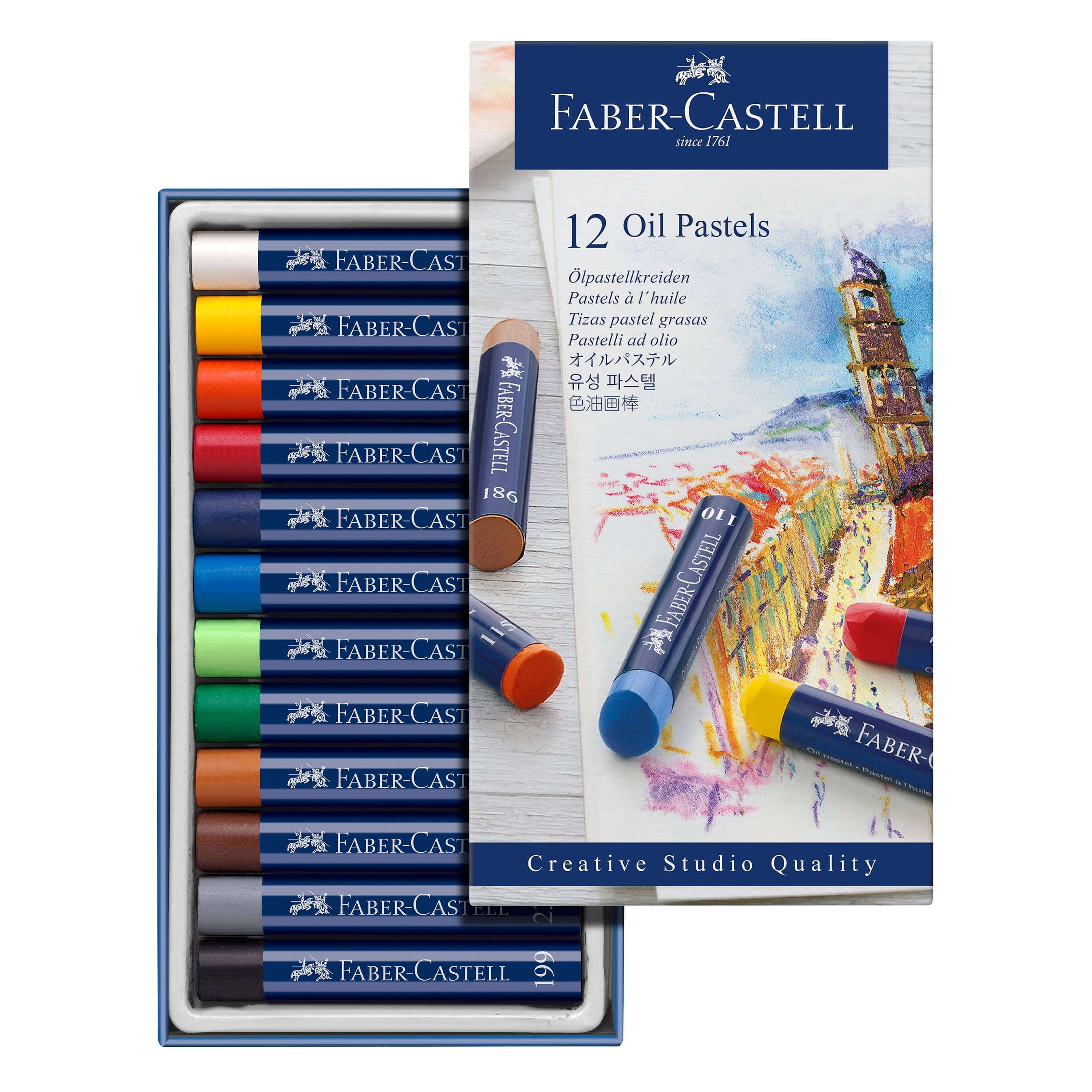 Favorite Story Faber-Castell / Creativity for Kids Oil Pastel Crayons - 12 Ct Box