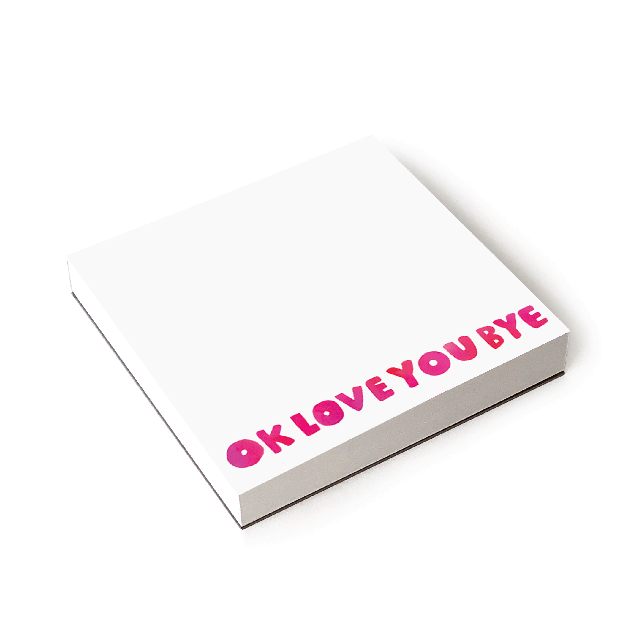 Favorite Story E. Frances Paper Okloveyoubye Chunky Square Notepad