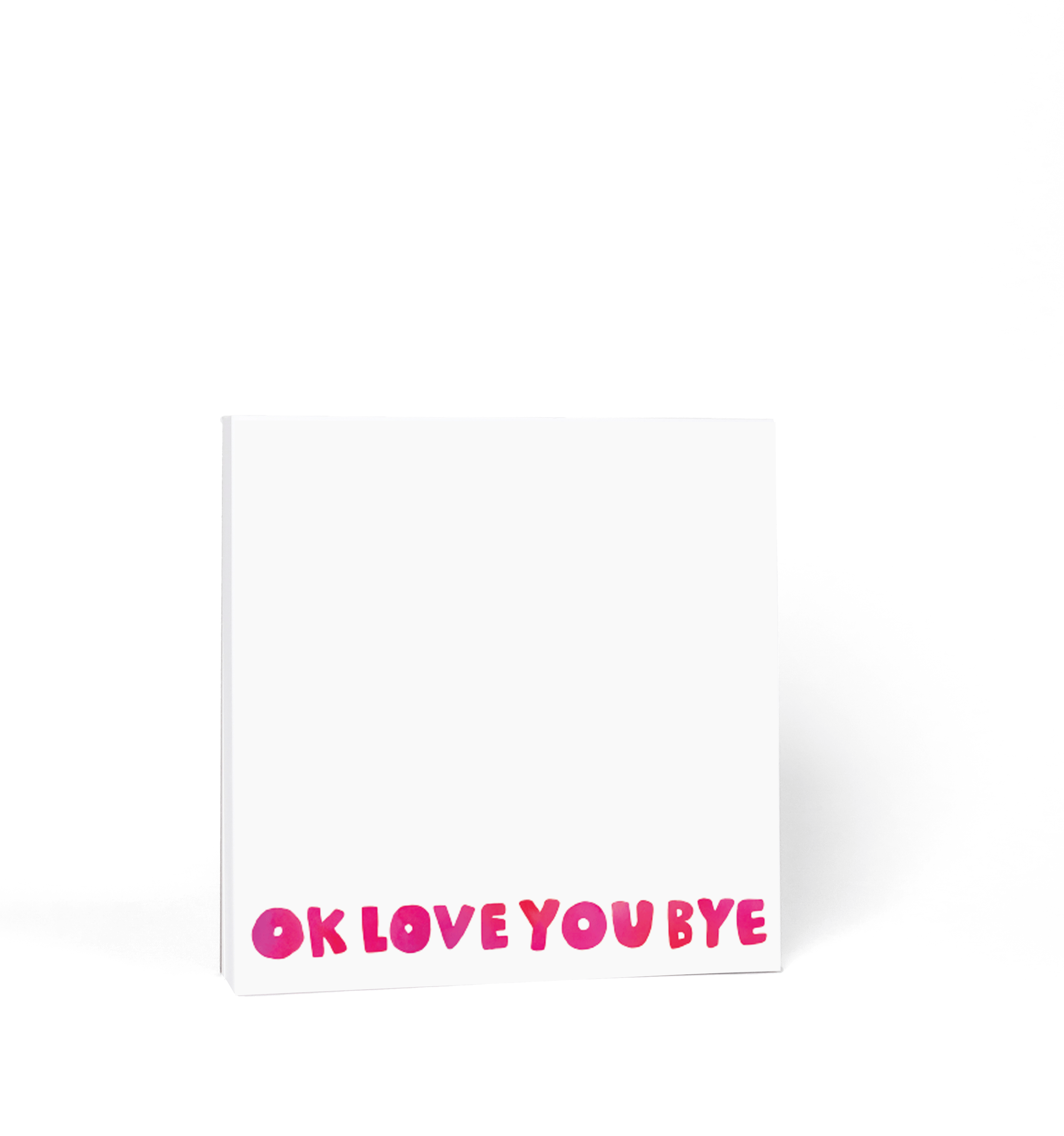 Favorite Story E. Frances Paper Okloveyoubye Chunky Square Notepad