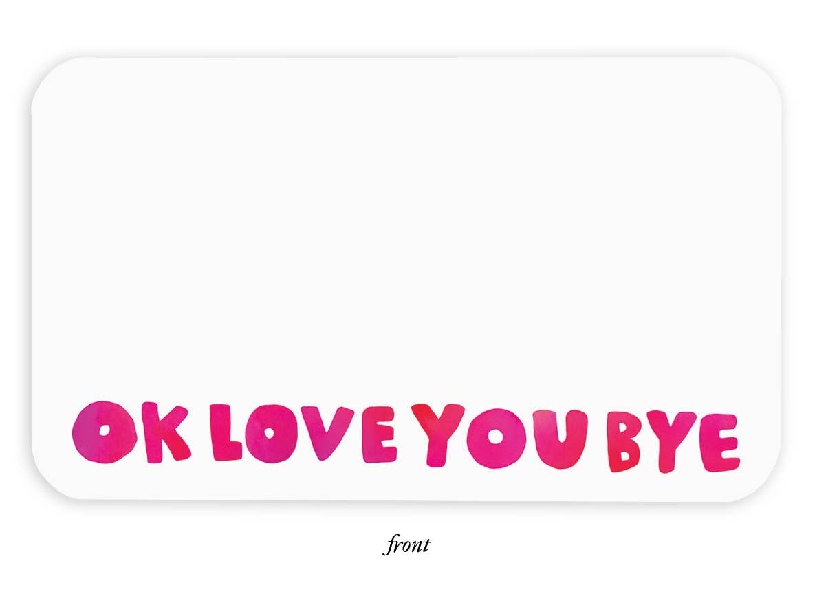 Favorite Story E. Frances Paper OKloveyoubye Little Notes® – Mini Notecard Pack, Set of 55