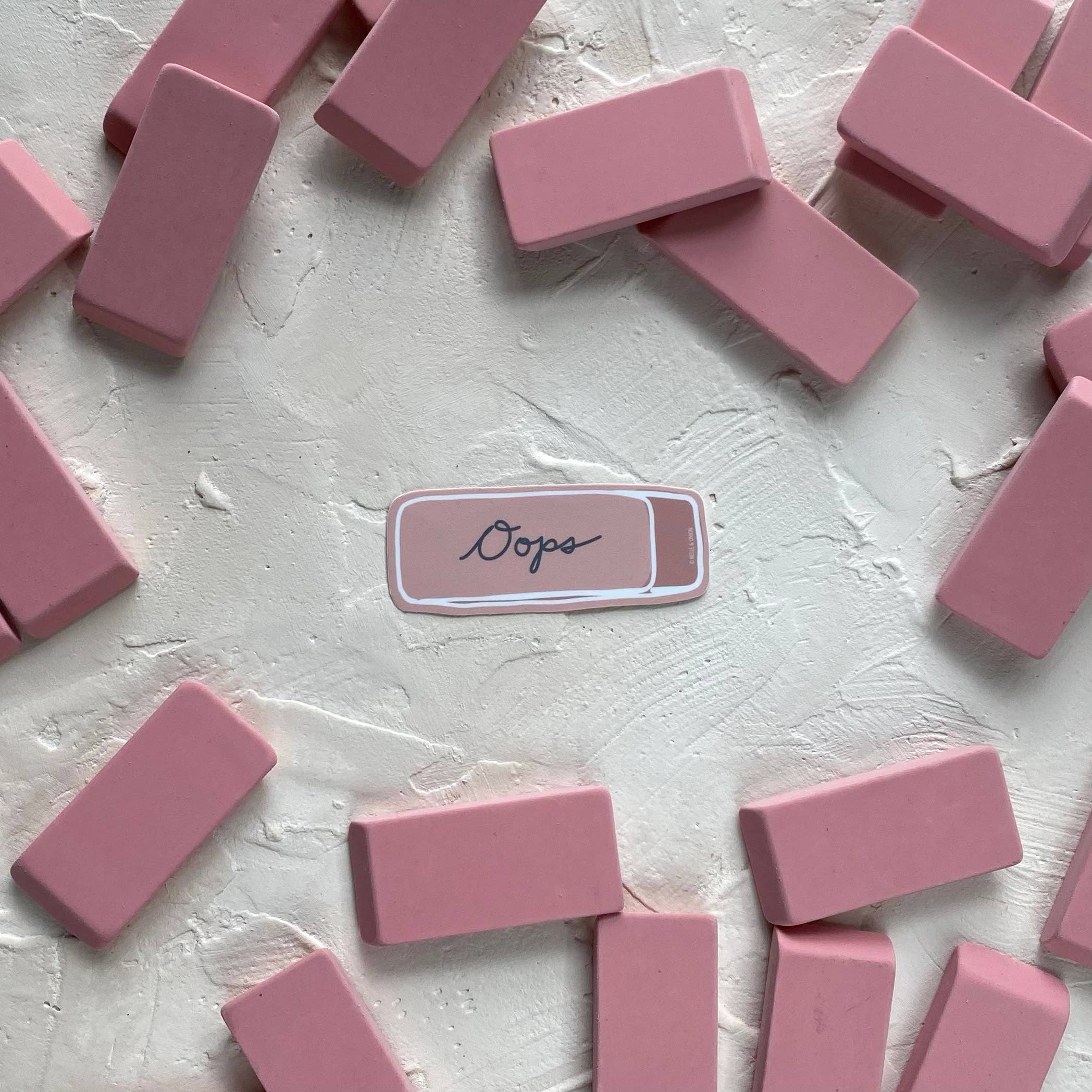 Favorite Story Belle & Union Oops Pink Eraser Sticker