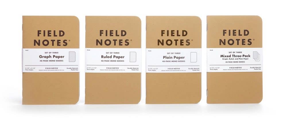 Favorite Story Field Notes Ruled Original Kraft 3-Packs