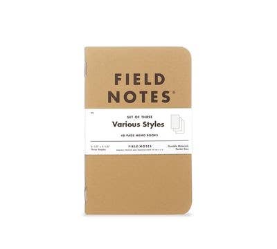 Favorite Story Field Notes Ruled Original Kraft 3-Packs