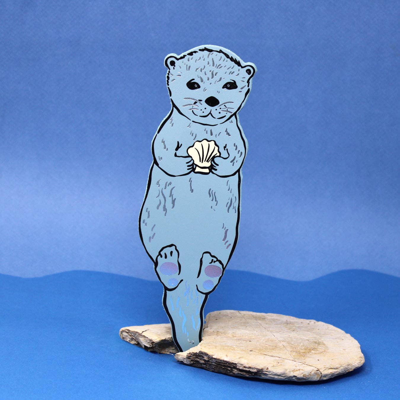 Favorite Story Ark Colour Design Dusty Pink Otter Bookmark