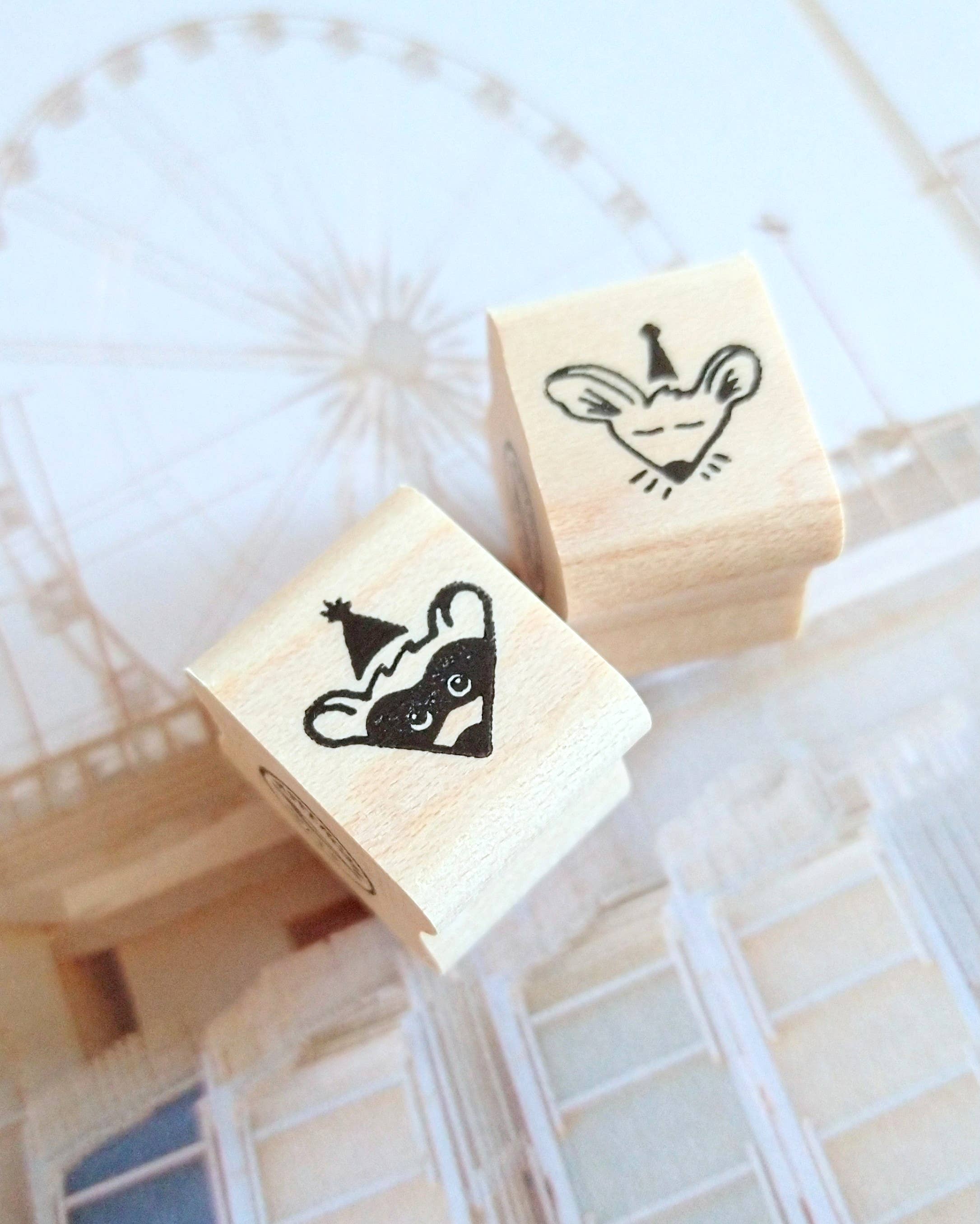 Favorite Story Peppercorn Paper Party Mouse Mini Stamp