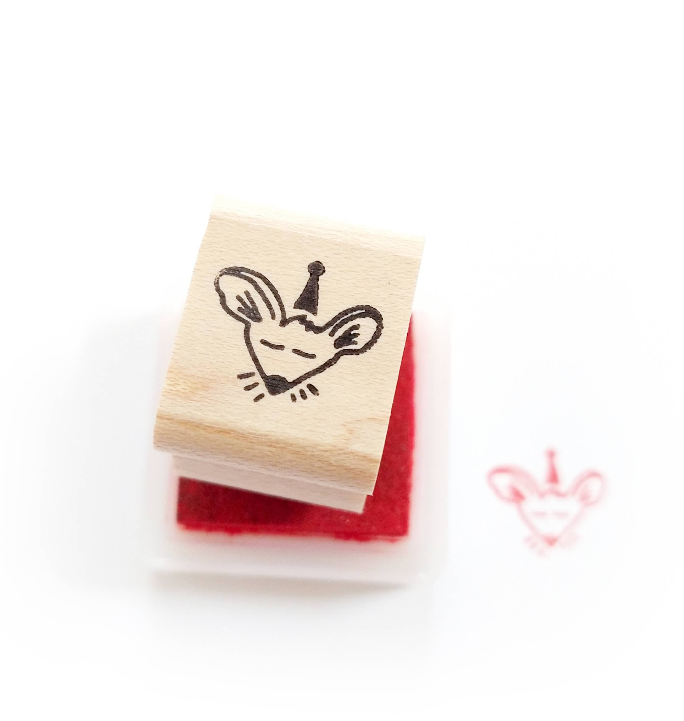 Favorite Story Peppercorn Paper Party Mouse Mini Stamp
