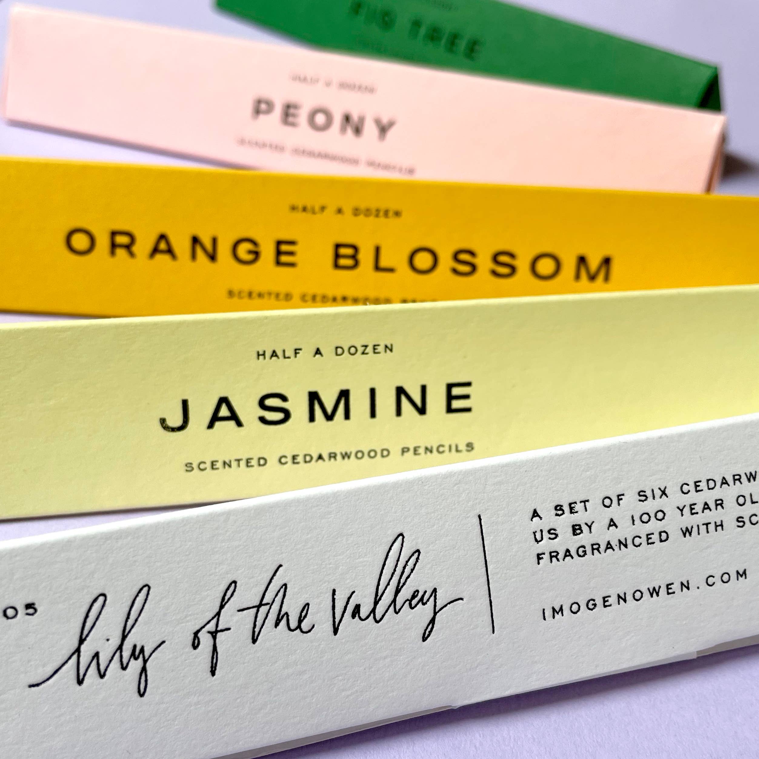 Favorite Story IMOGEN OWEN PEONY SCENTED PENCILS
