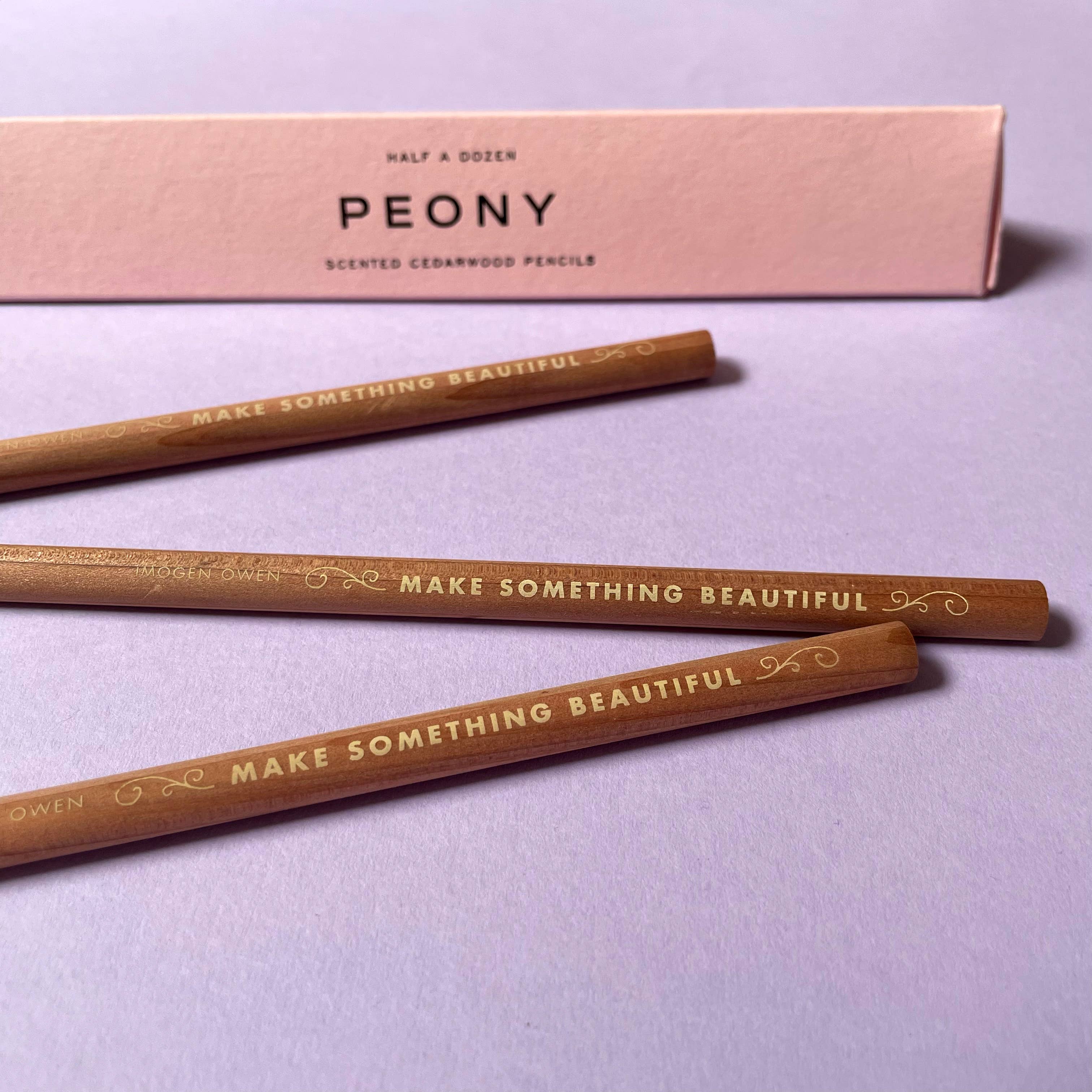 Favorite Story IMOGEN OWEN PEONY SCENTED PENCILS