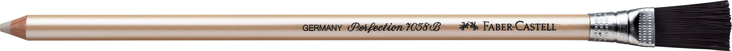 Favorite Story Faber-Castell / Creativity for Kids Perfection 7058 Eraser Pencil with Brush - Box of 12