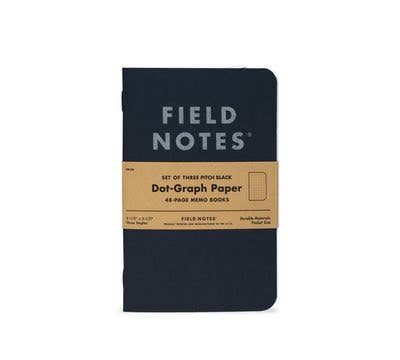 Favorite Story Field Notes Ruled Pitch Black Memo Book