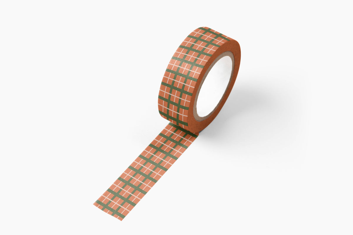 Favorite Story Ruff House Print Shop Plaid Washi Tape in Monarch