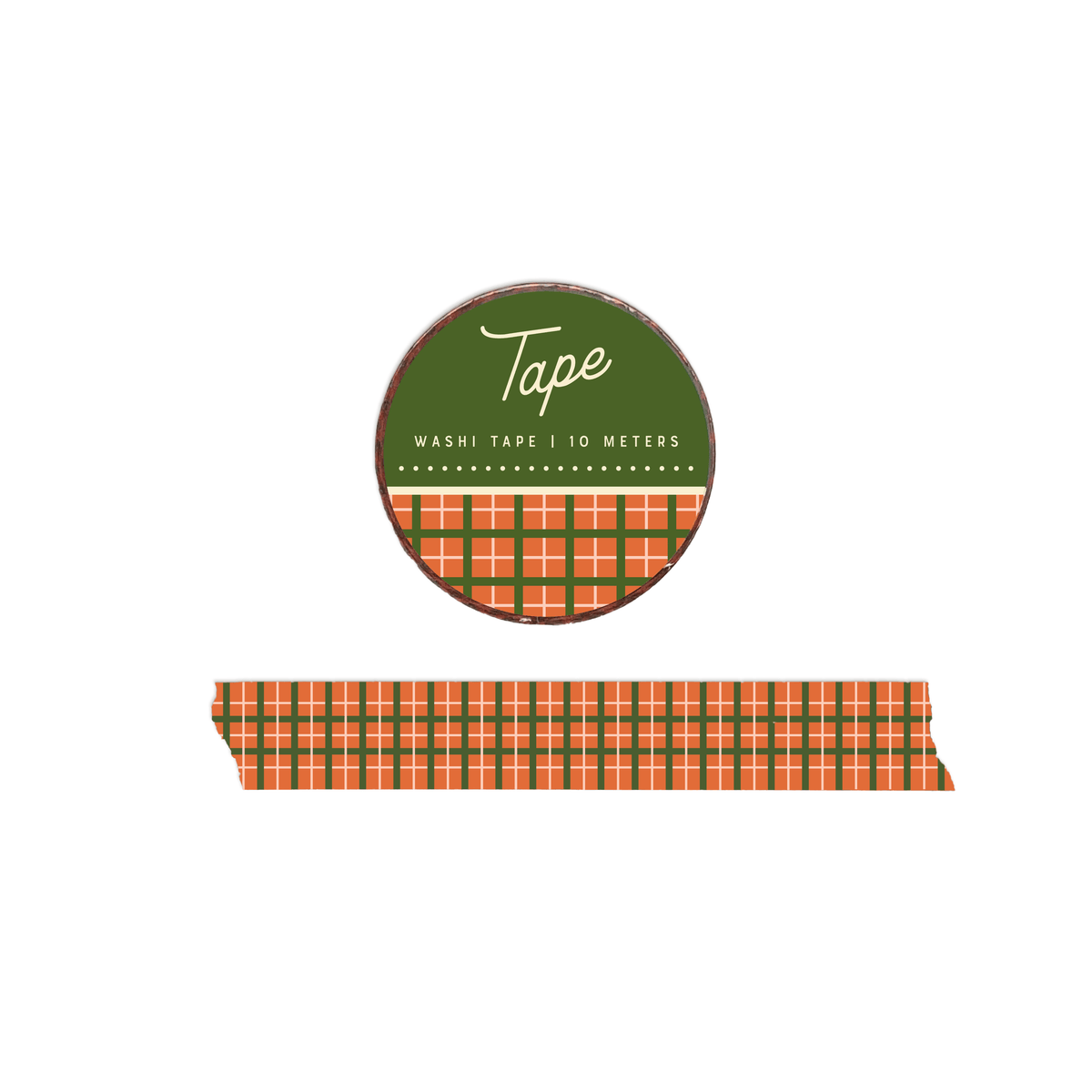 Favorite Story Ruff House Print Shop Plaid Washi Tape in Monarch